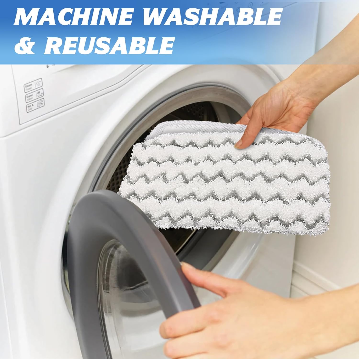 Update Your Shark Steam Mop with Tidy Monsters 6-Pack Microfiber Pads