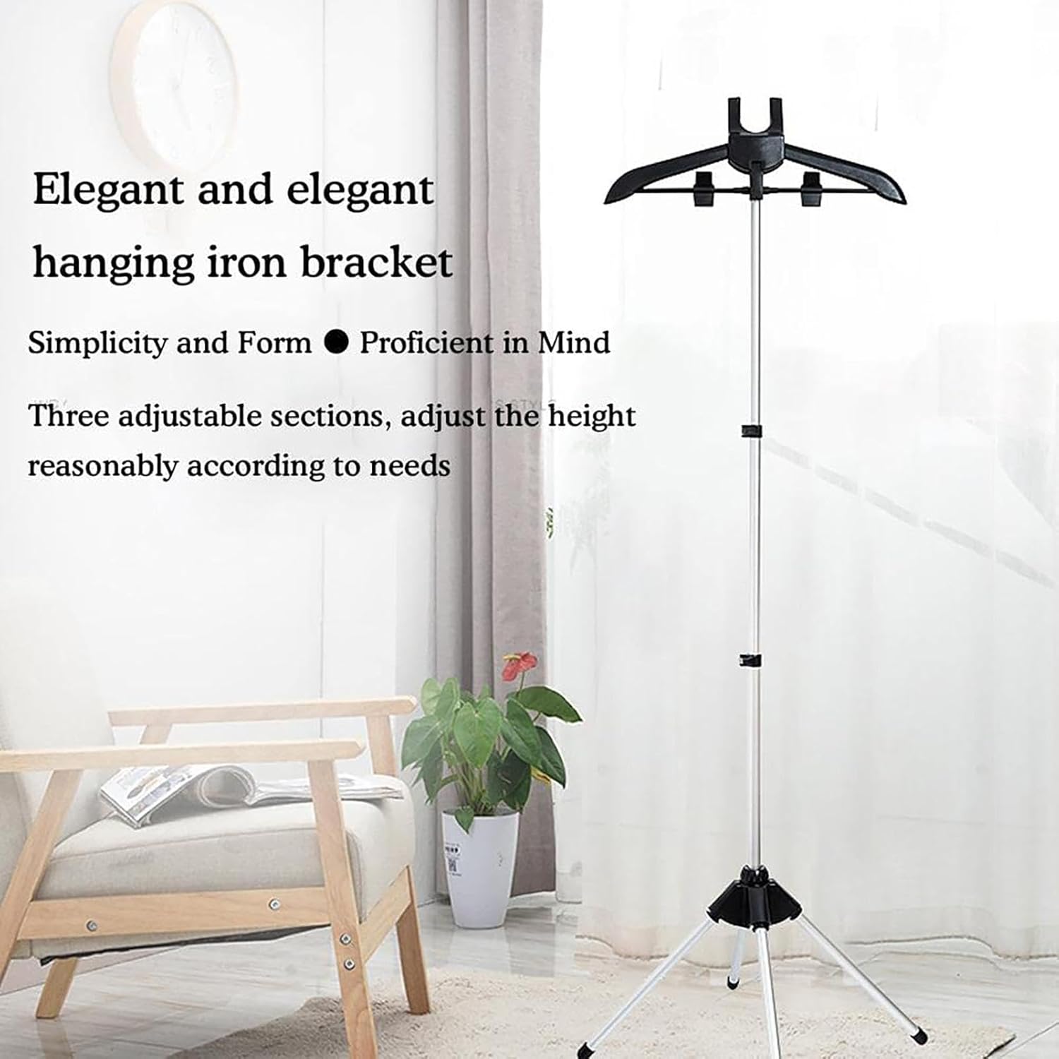Sturdy Garment Hanger Steamer with 360-Degree Rotation