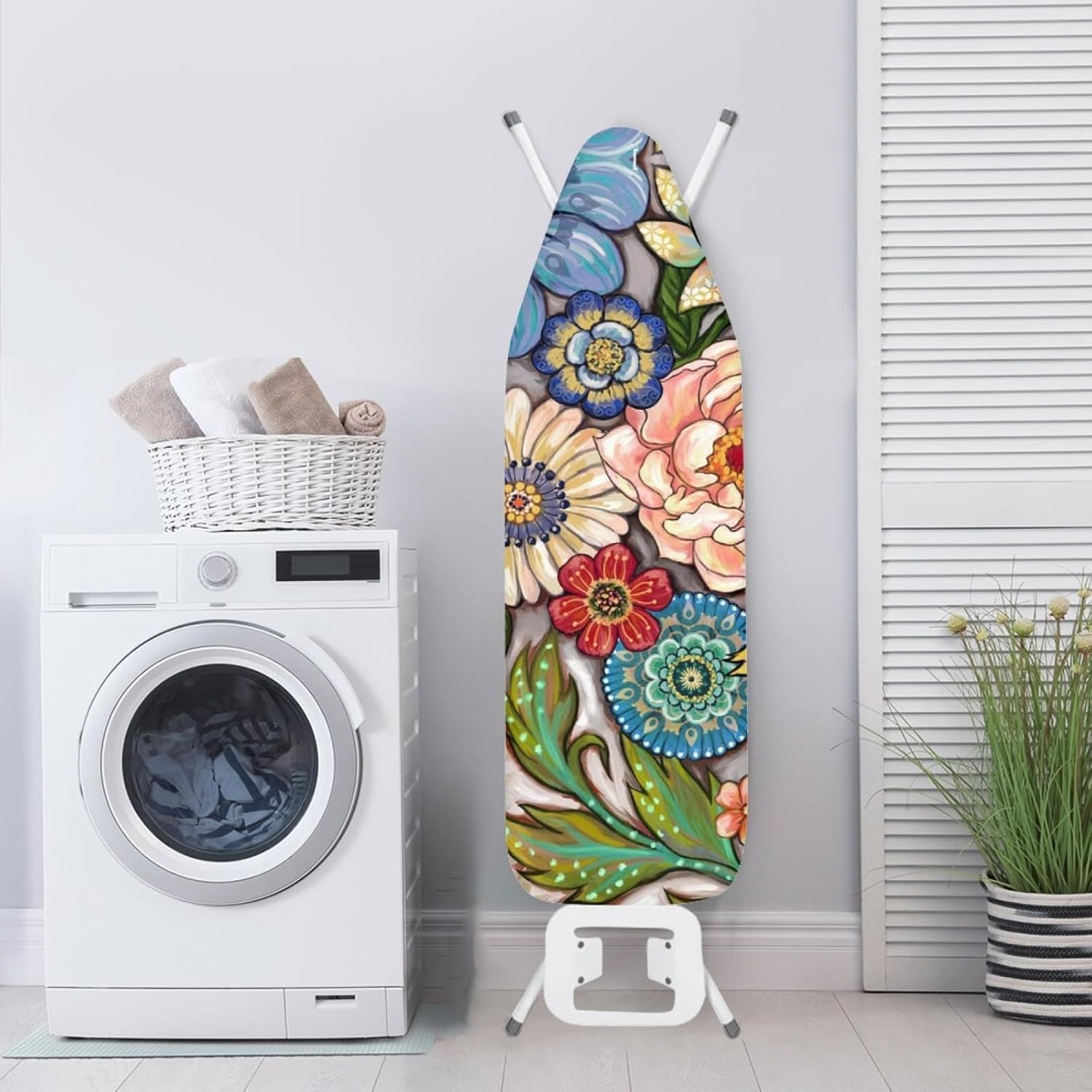 ZDCUSTOM Boho Flower Ironing Board Cover