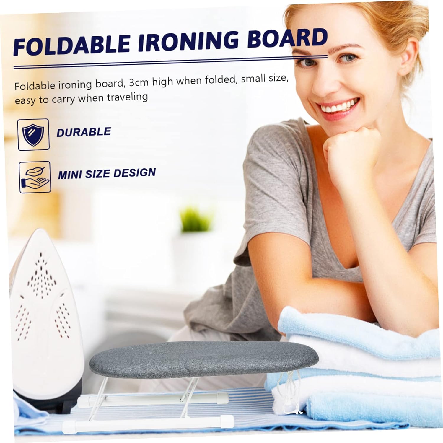 FOLDING IRONING BOARD - STURDY AND COMFORTABLE