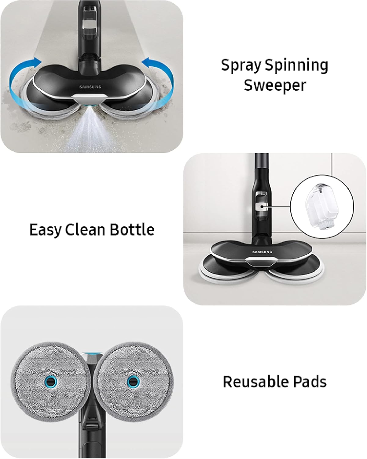 Precision Mop with Dual Spray Features
