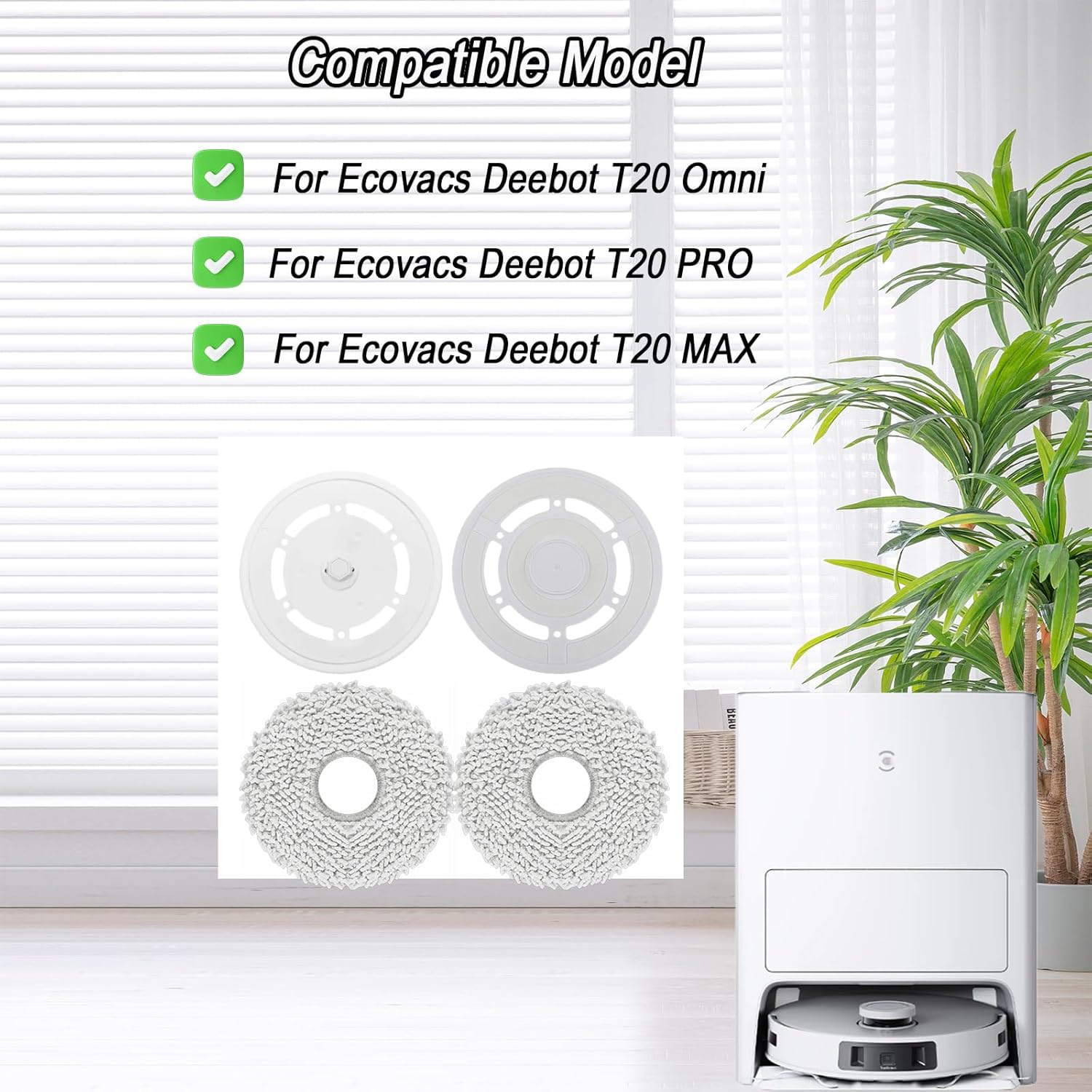 Mop Pad Holder for Deebot T20 Series