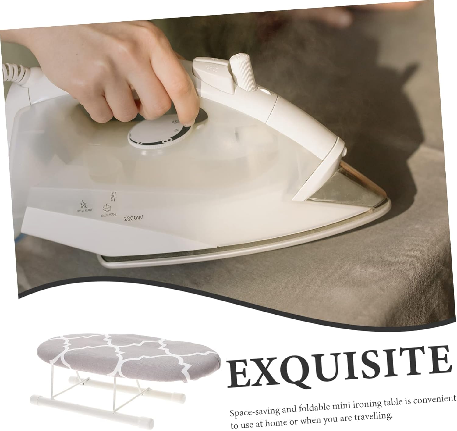 Alipis Folding Ironing Board Stool for Travel Storage Quilting