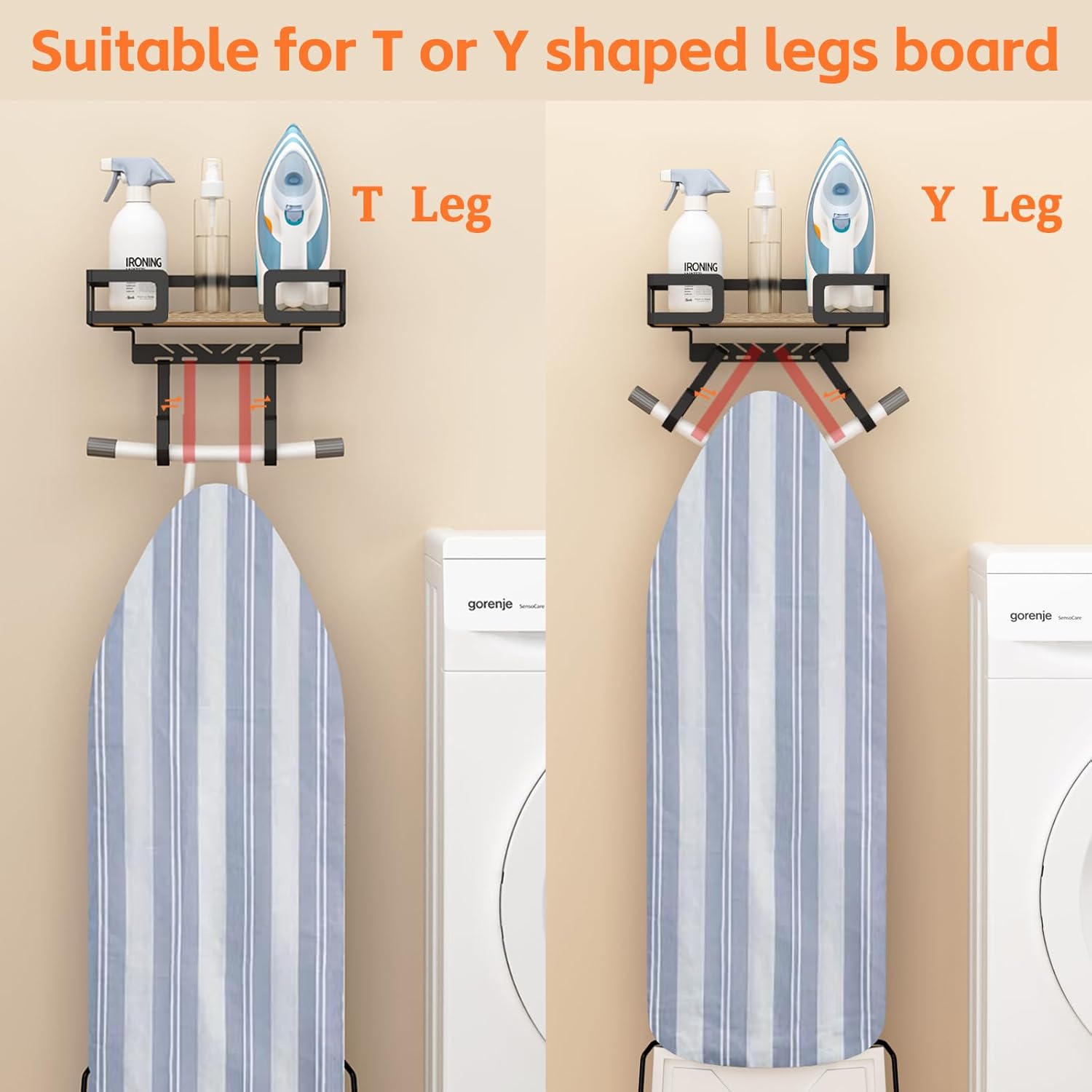 Ironing Board Organizer with Storage