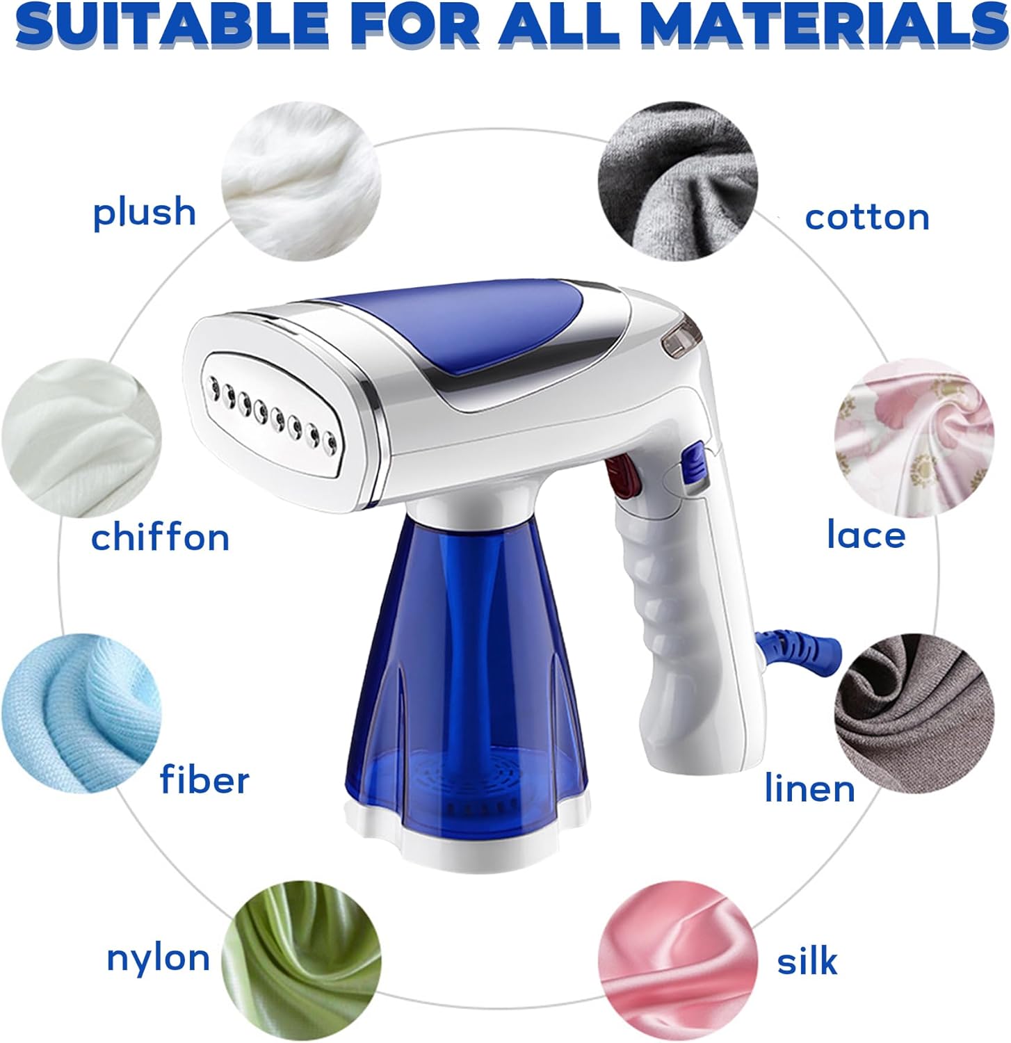 Effortlessly Remove Wrinkles with the GRETMIX Portable Clothing Steamer