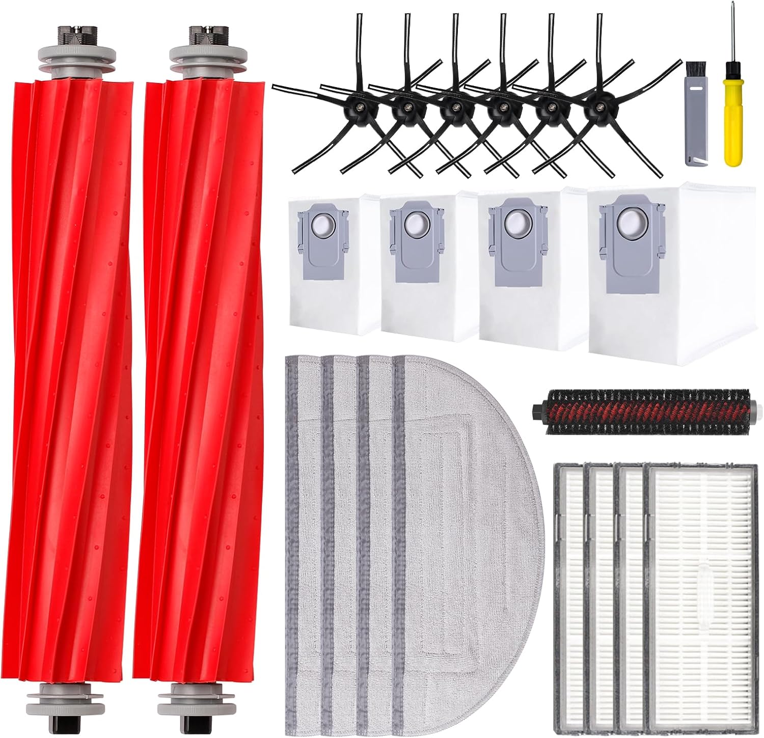 21 PCS Replacement Parts for Roborock S7 MaxV Ultra Robot Vacuum