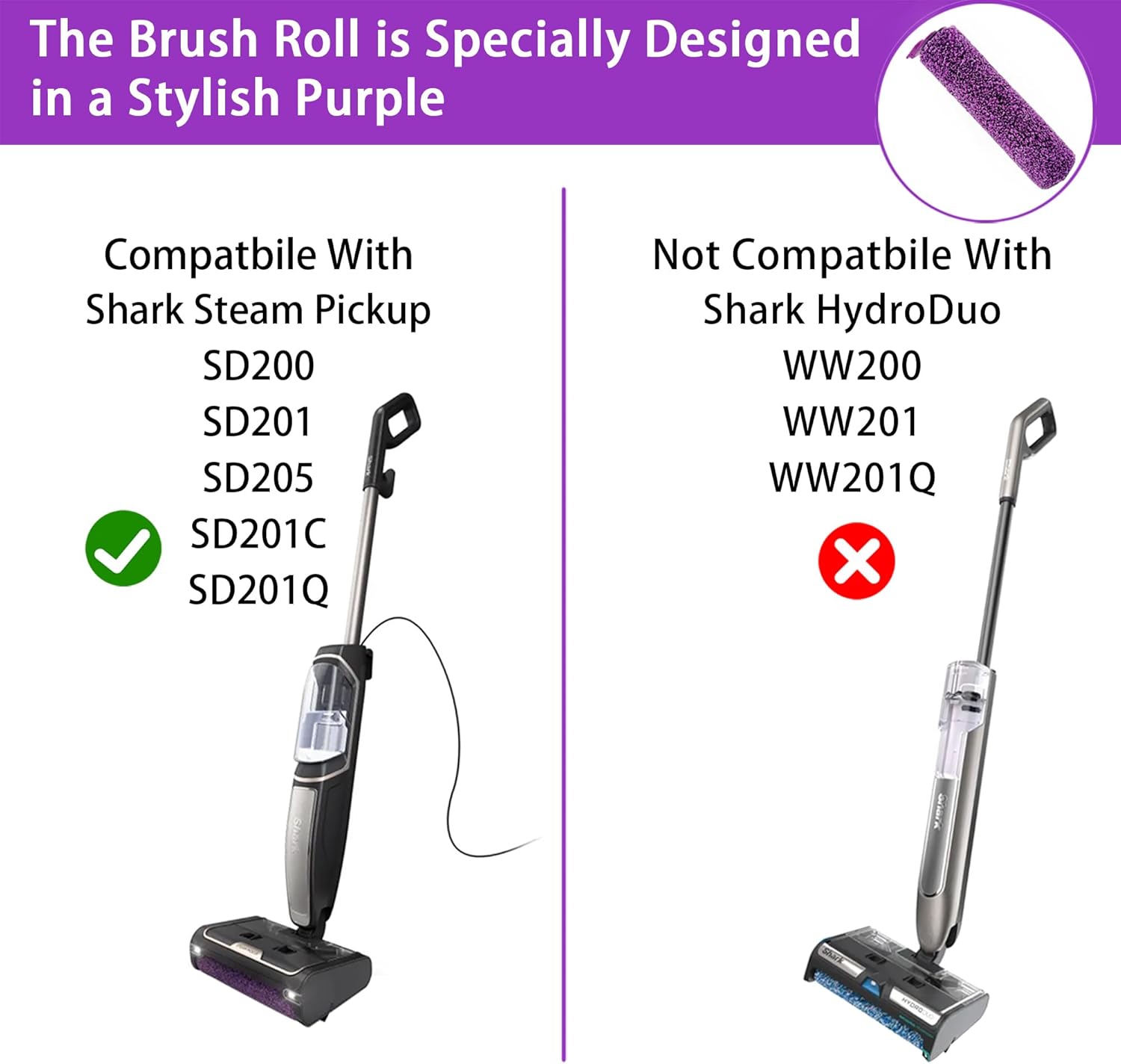 CleanCrafter Shark Steam Mop Brush Roller Kit