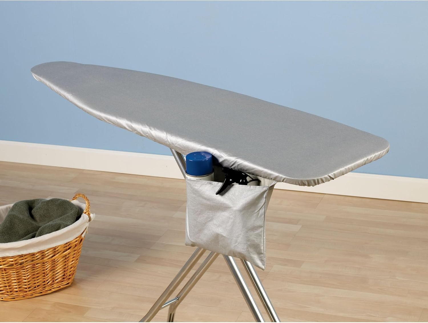 Luxurious Replacement Ironing Board Cover Pad with 100 Cotton Cover and Silver Coating