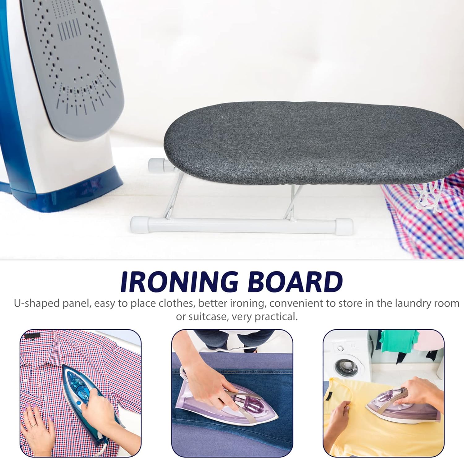 VOSAREA Ultimate Travel Ironing Pad Flat Ironing Solution for Small Spaces