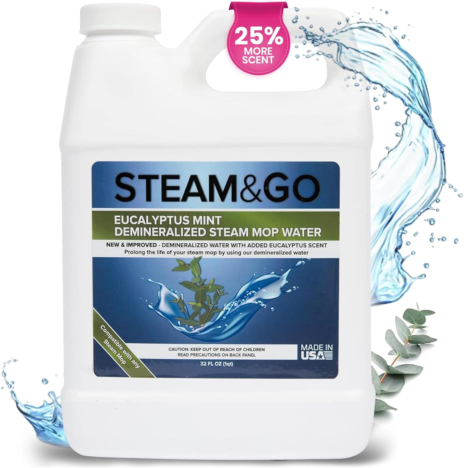 Perfect for Steam Mops Demineralized Water Lemonade Mop Neutralizer