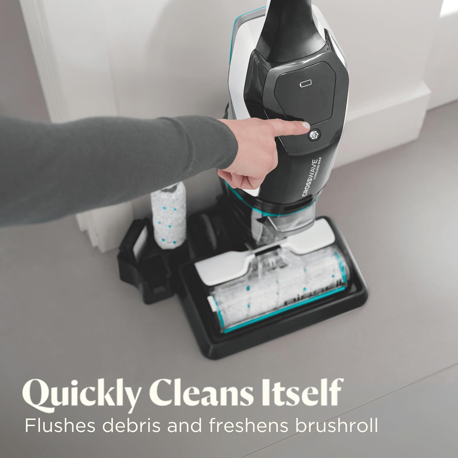 Bissell CrossWave Cordless Max Vacuum Mop - Wet Dry Cleaning 2554A
