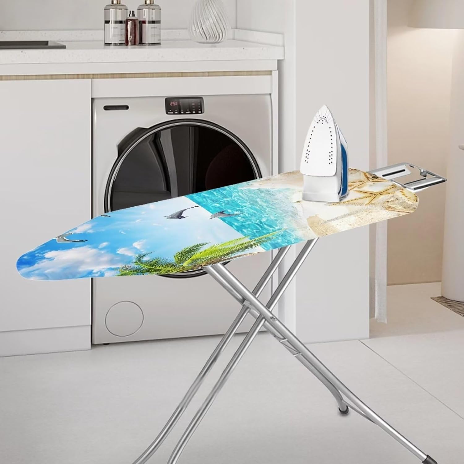 Beach-Themed Ironing Board Cover - Starfish Print