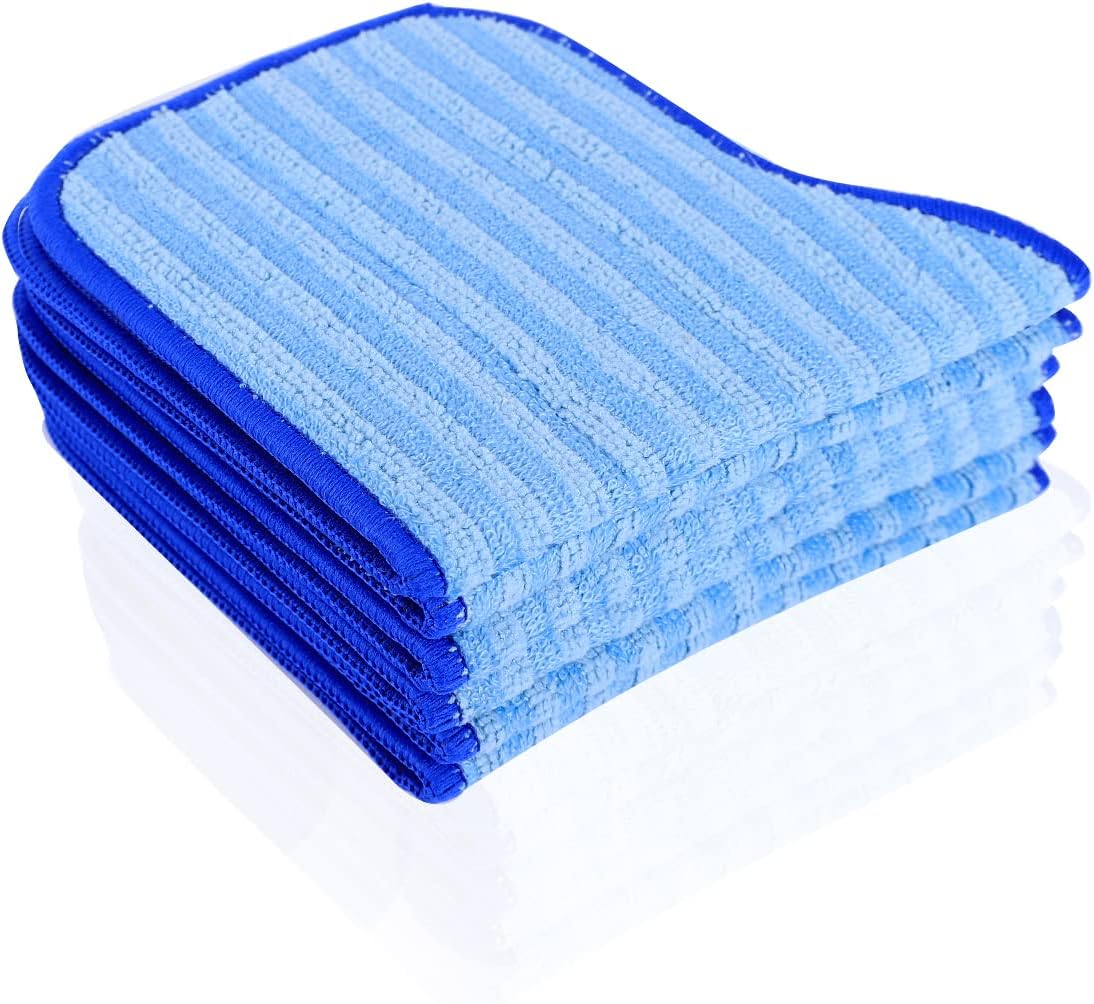 KEEPOW Gentle Microfiber Pads for Neat Steam Cleaner 6-Pack