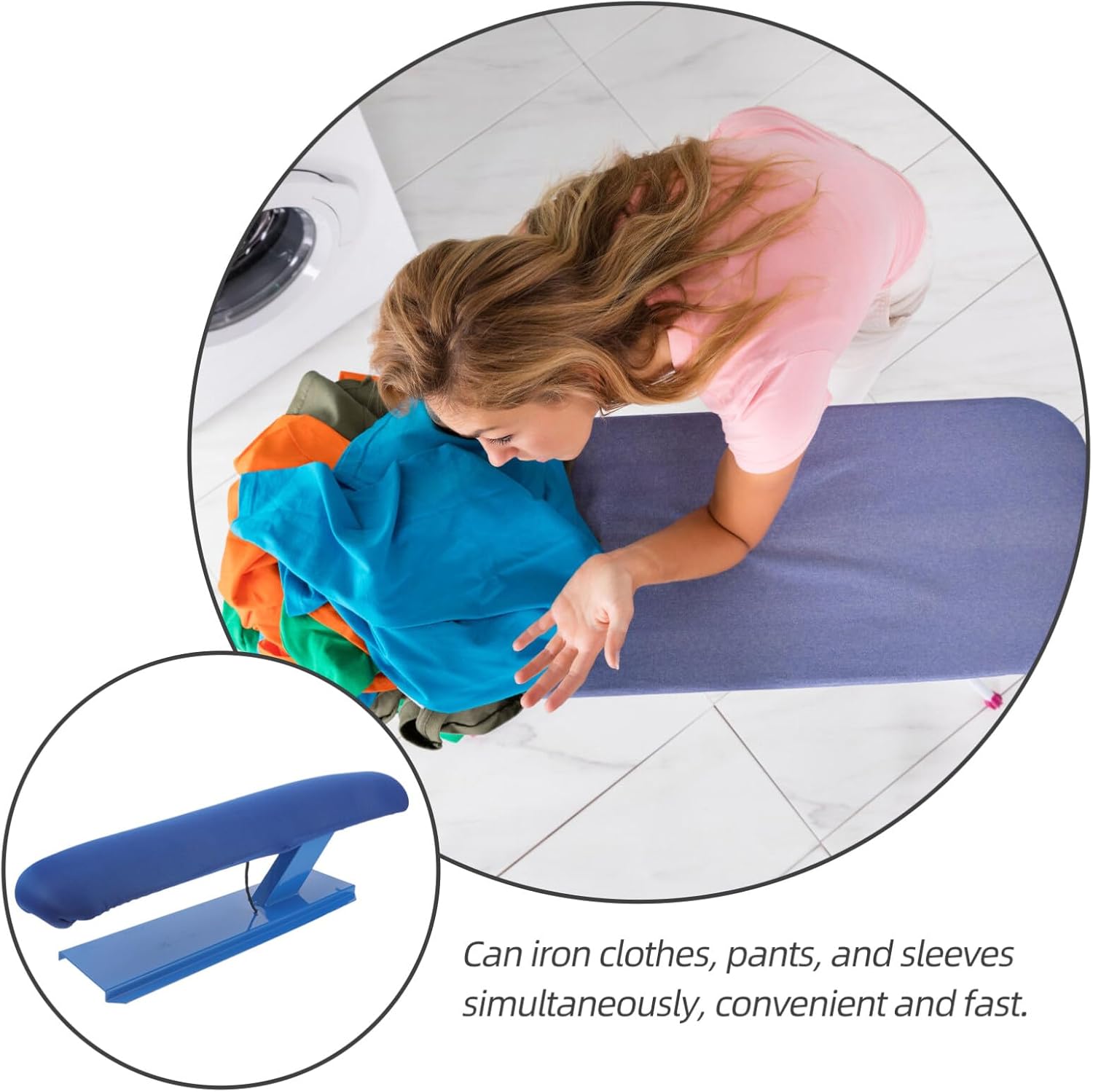 Alipis Padded Sleeve Ironing Board Desk Mini