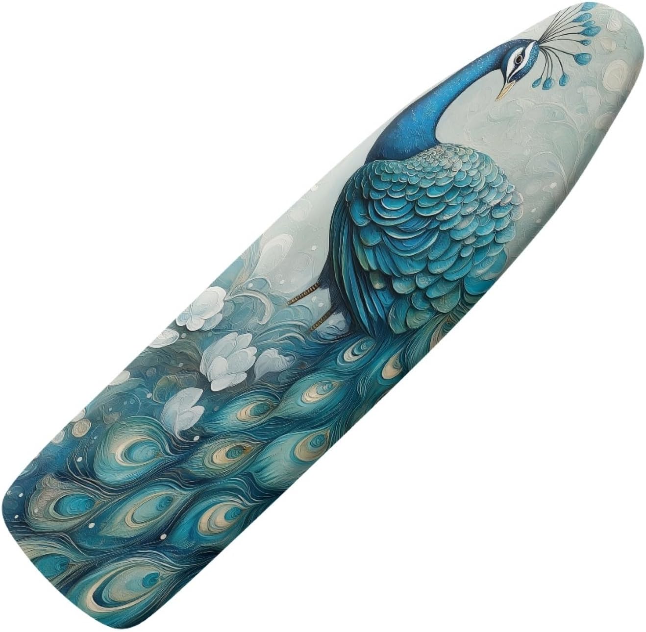 Peacock Design 15 x 54 Thick Cotton Ironing Board Cover