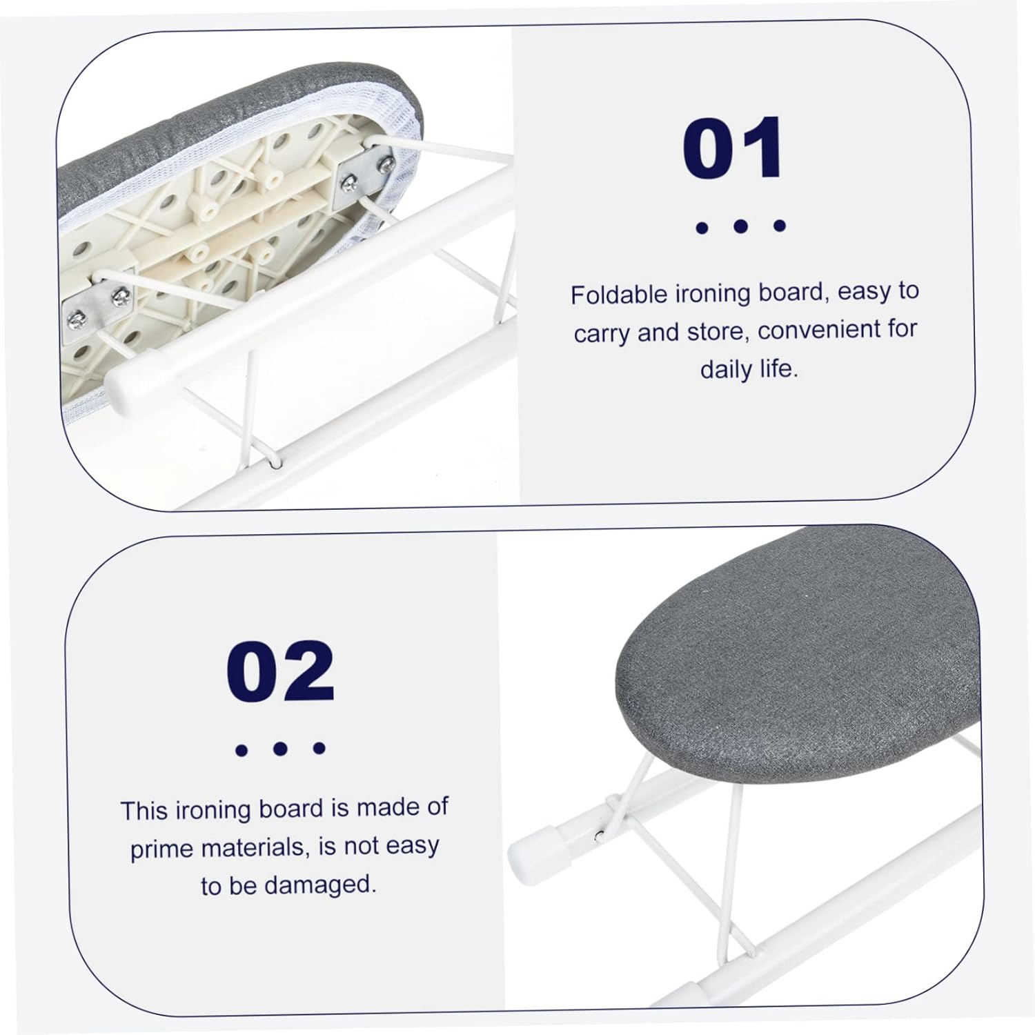 FOLDING IRONING BOARD - STURDY AND COMFORTABLE