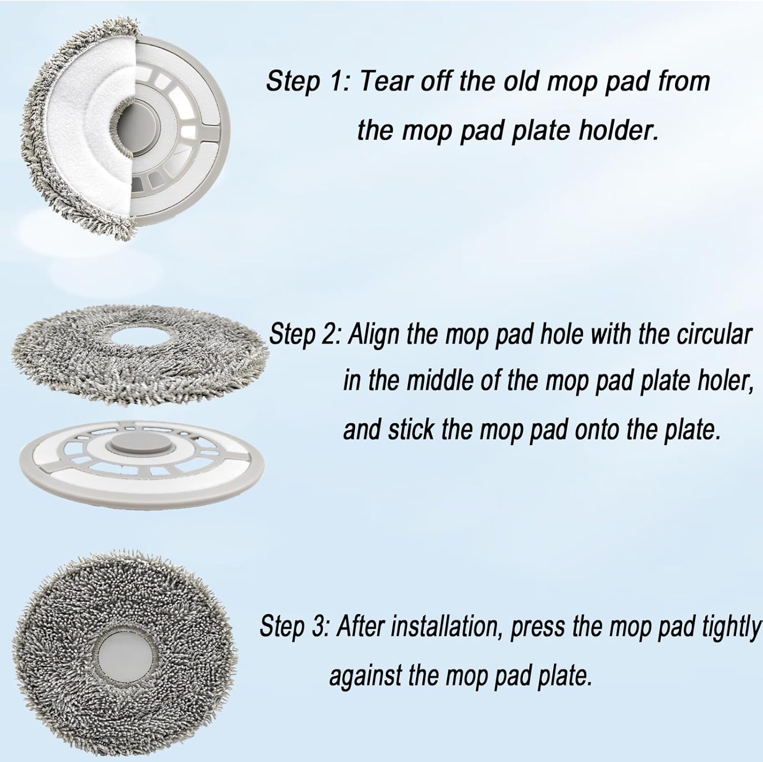 Mop Pad Plate for Dreame L10 Ultra Robot Vacuum