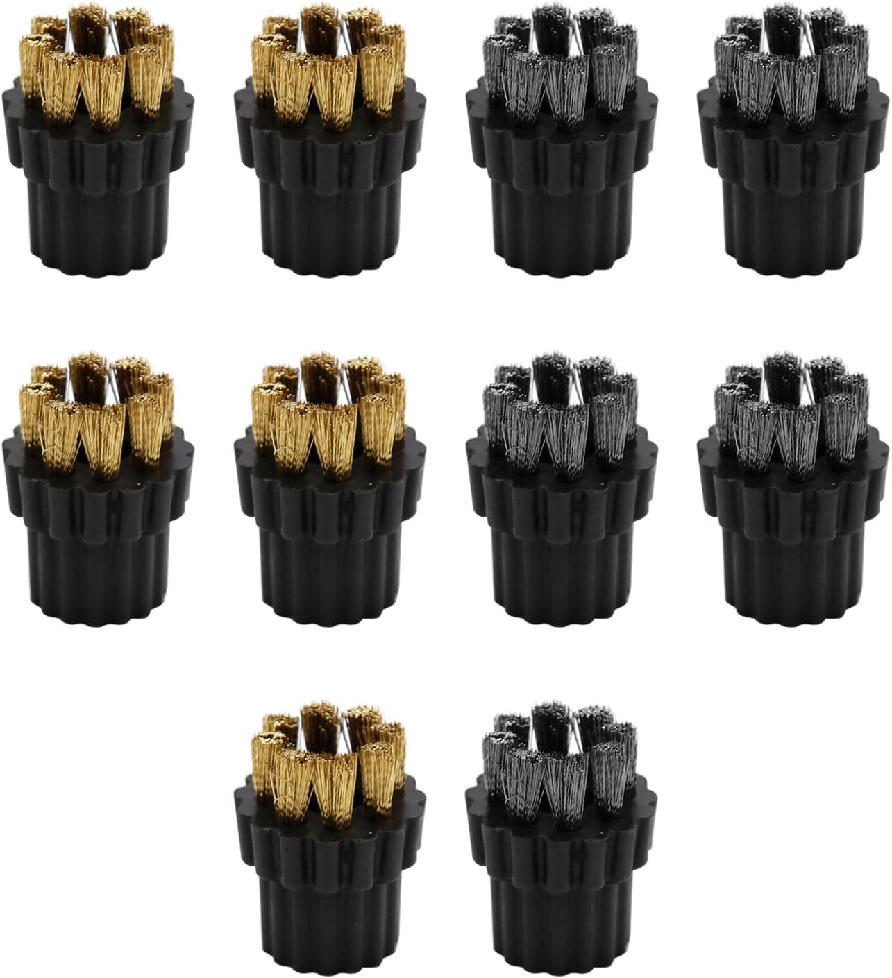 Zreneyfex 10-Pc Steam Mop Brush Heads