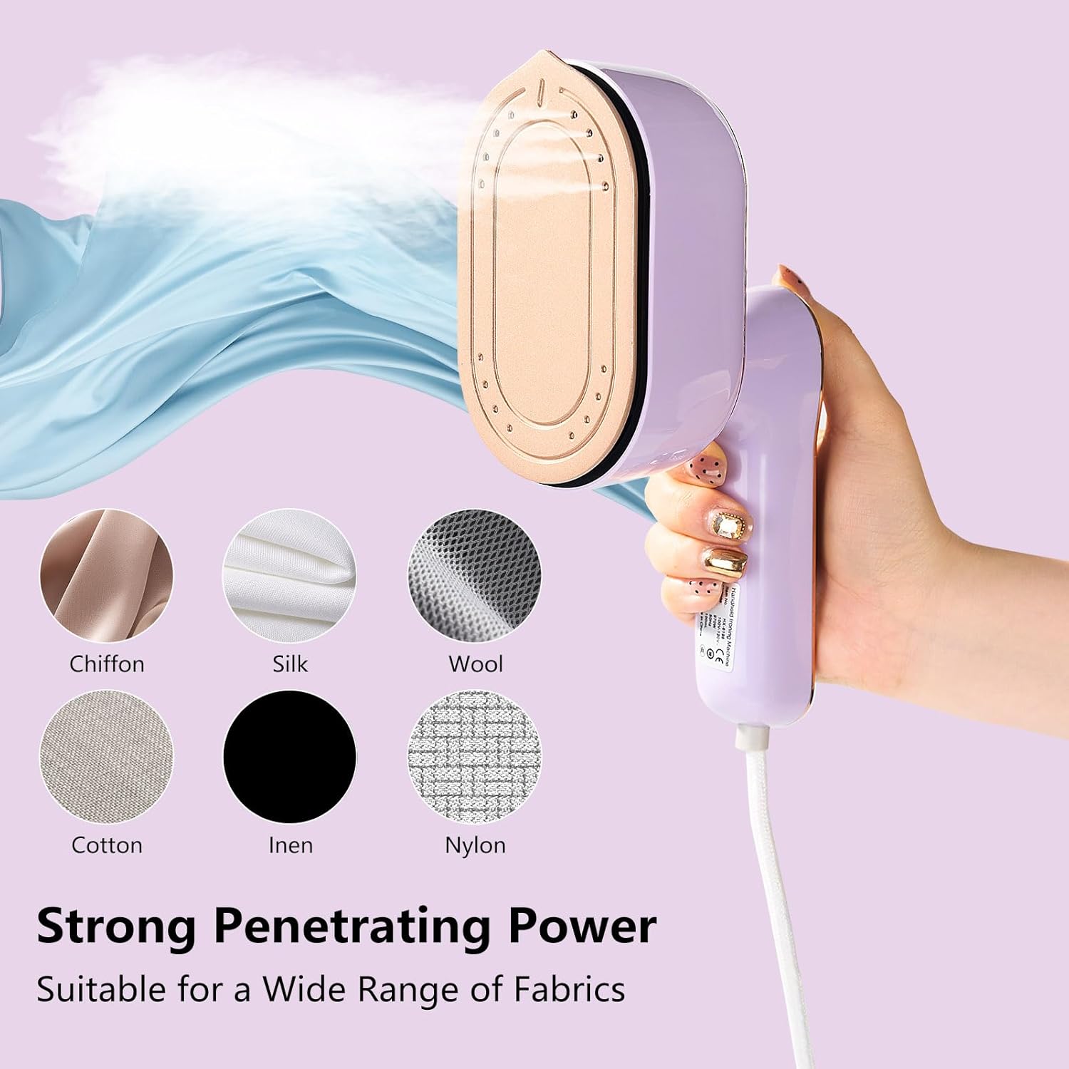 Mini Travel Steamer Iron for Easy Wearing