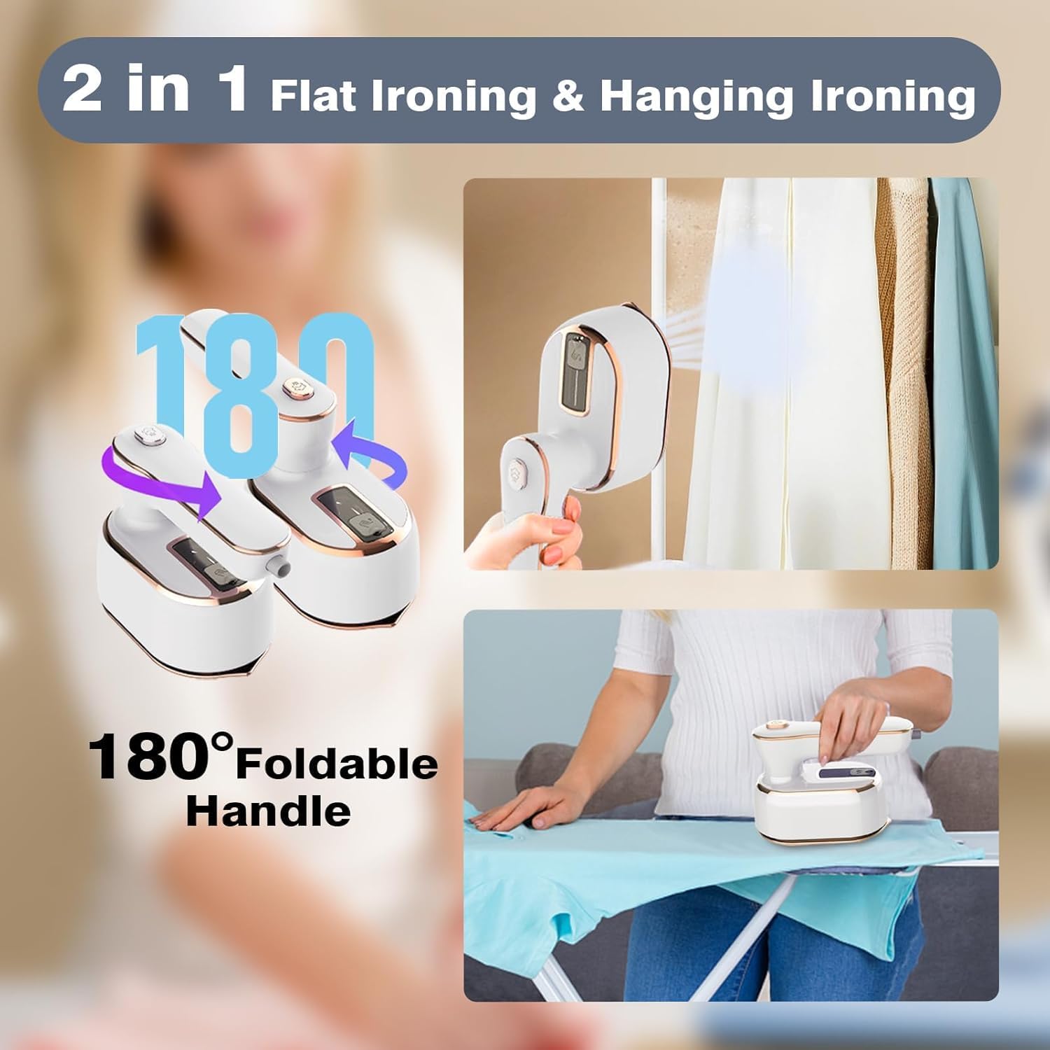 Mini Steam Iron for Travel