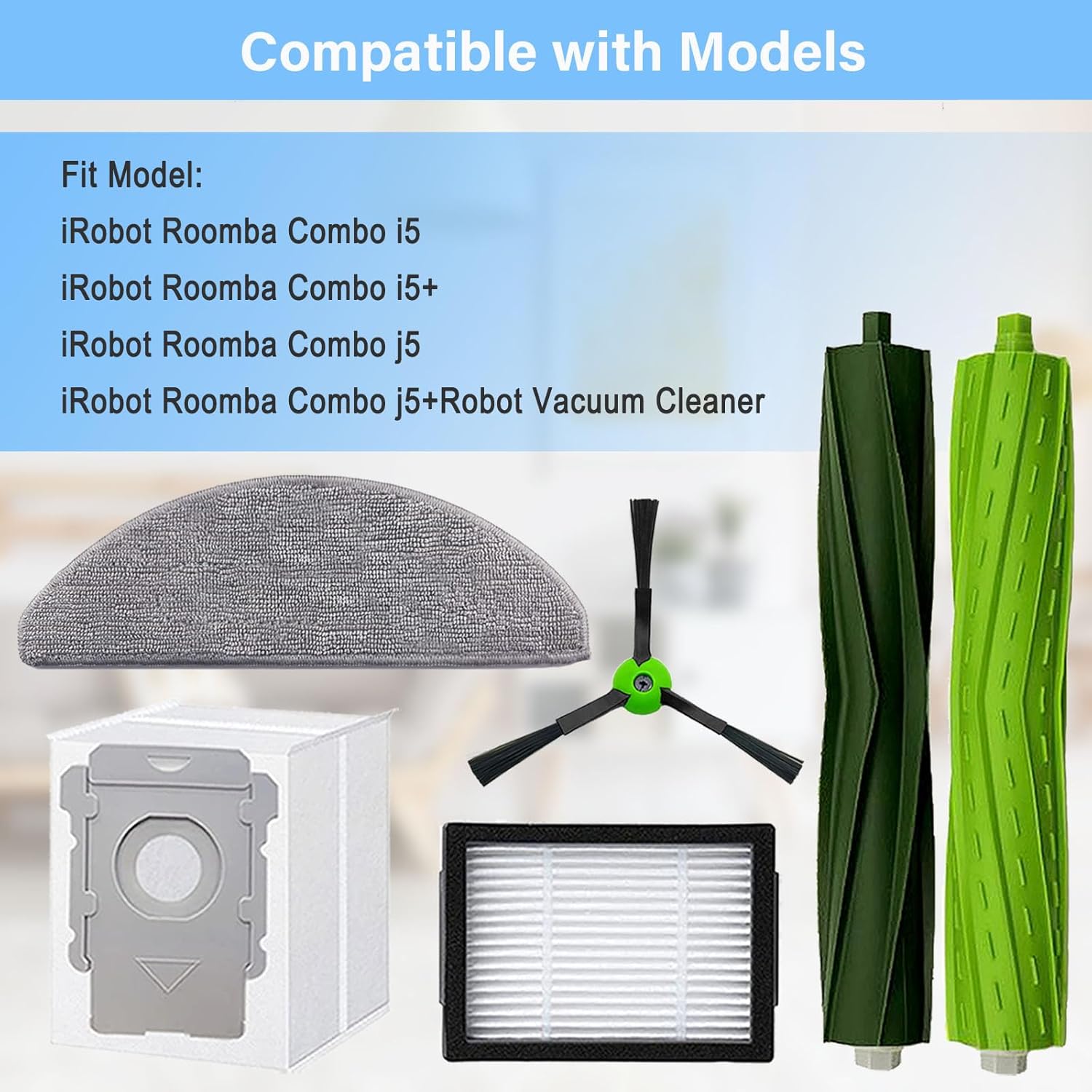 Replacement Parts for iRobot Roomba Combo i5 j5 1 Set