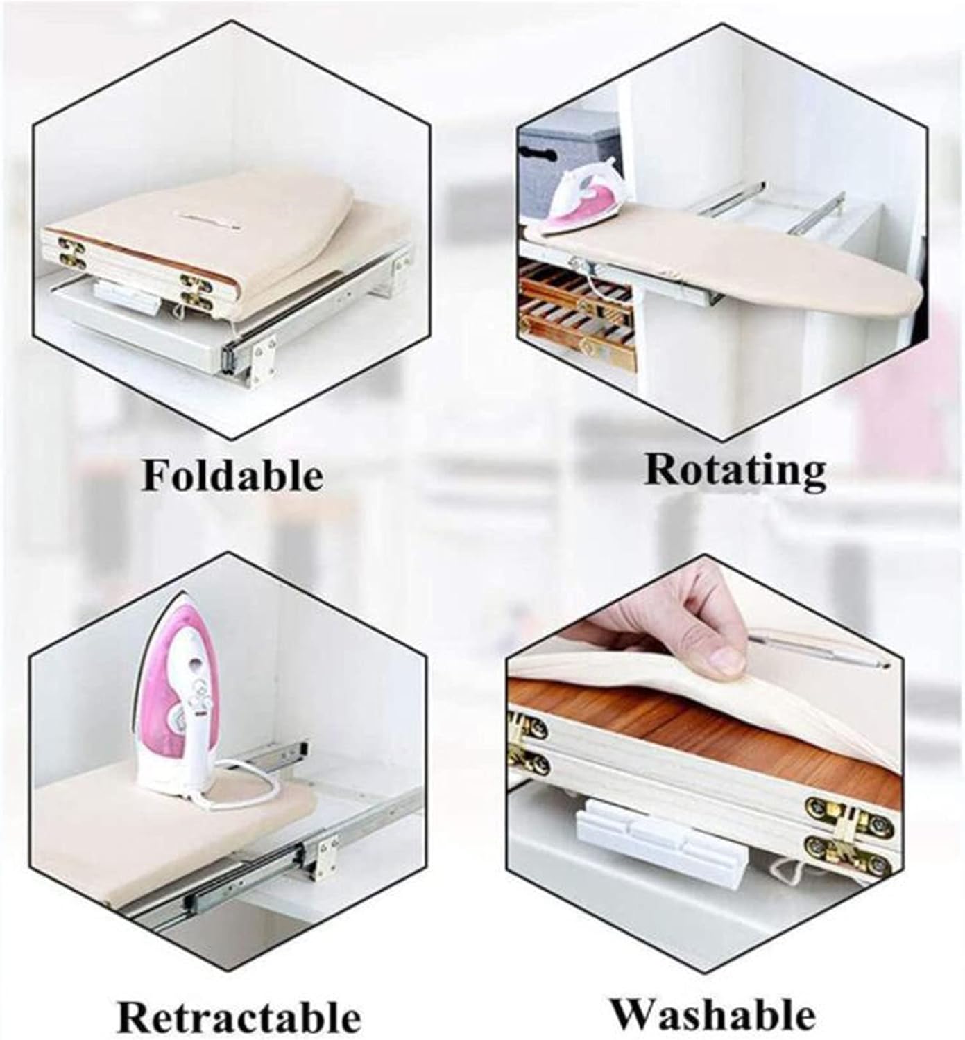 Versatile Folding Ironing Board for Small Spaces