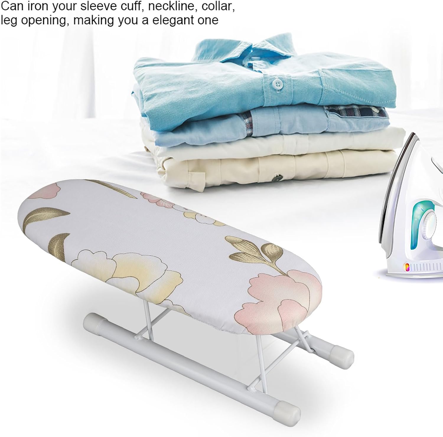 atenalslbo Gier Folding Travel Ironing Board for Vacuum Collar Treatment Peony