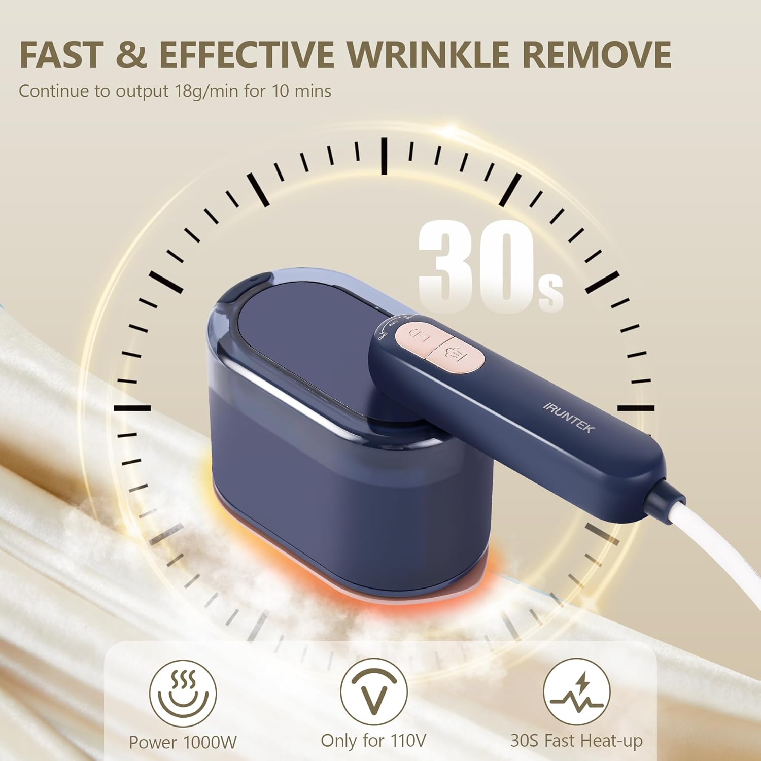 Powerful Portable Garment Steamer