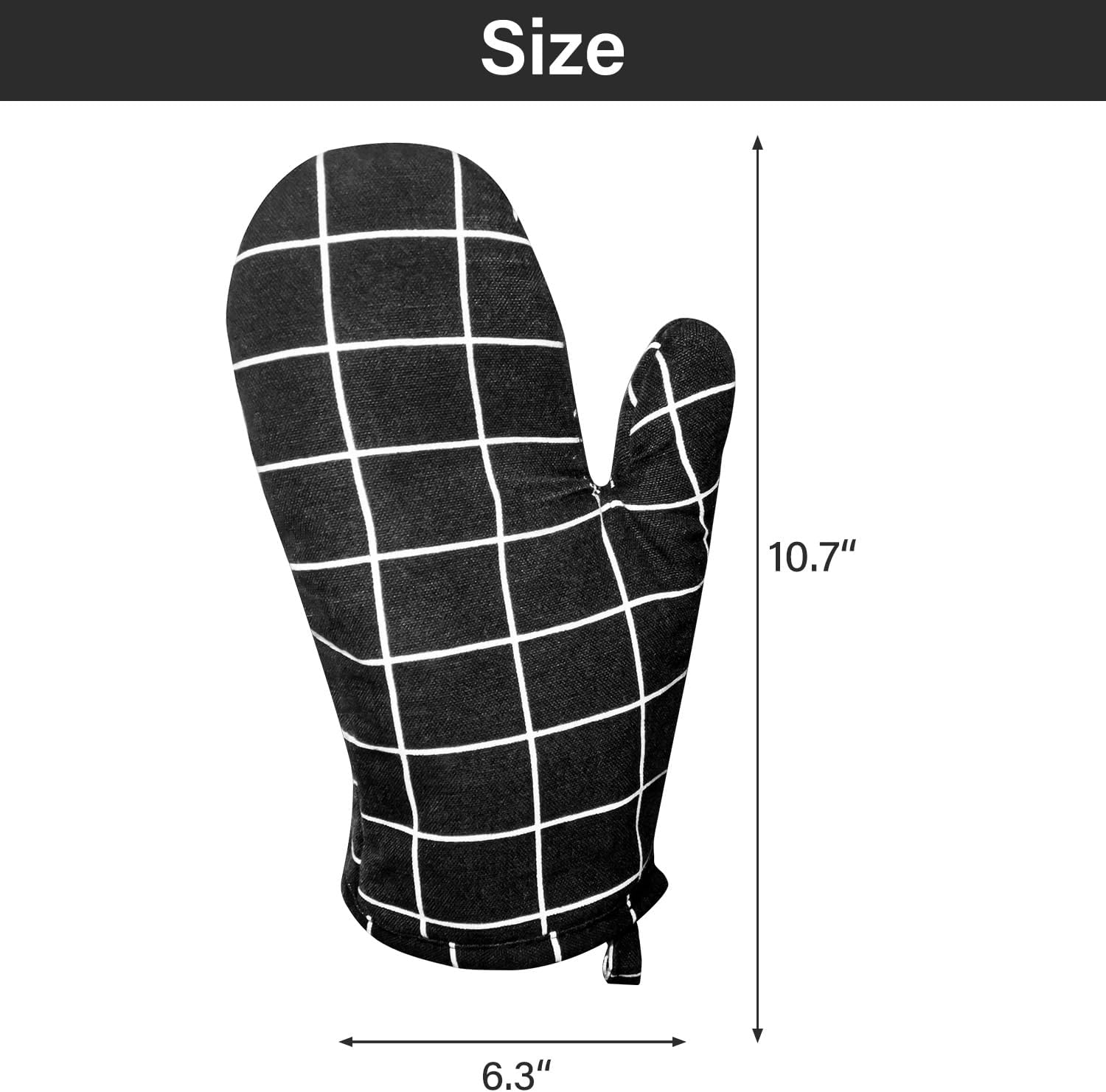 1 Pair Thick Anti-Steam Garment Steamer Gloves Heat-Resistant