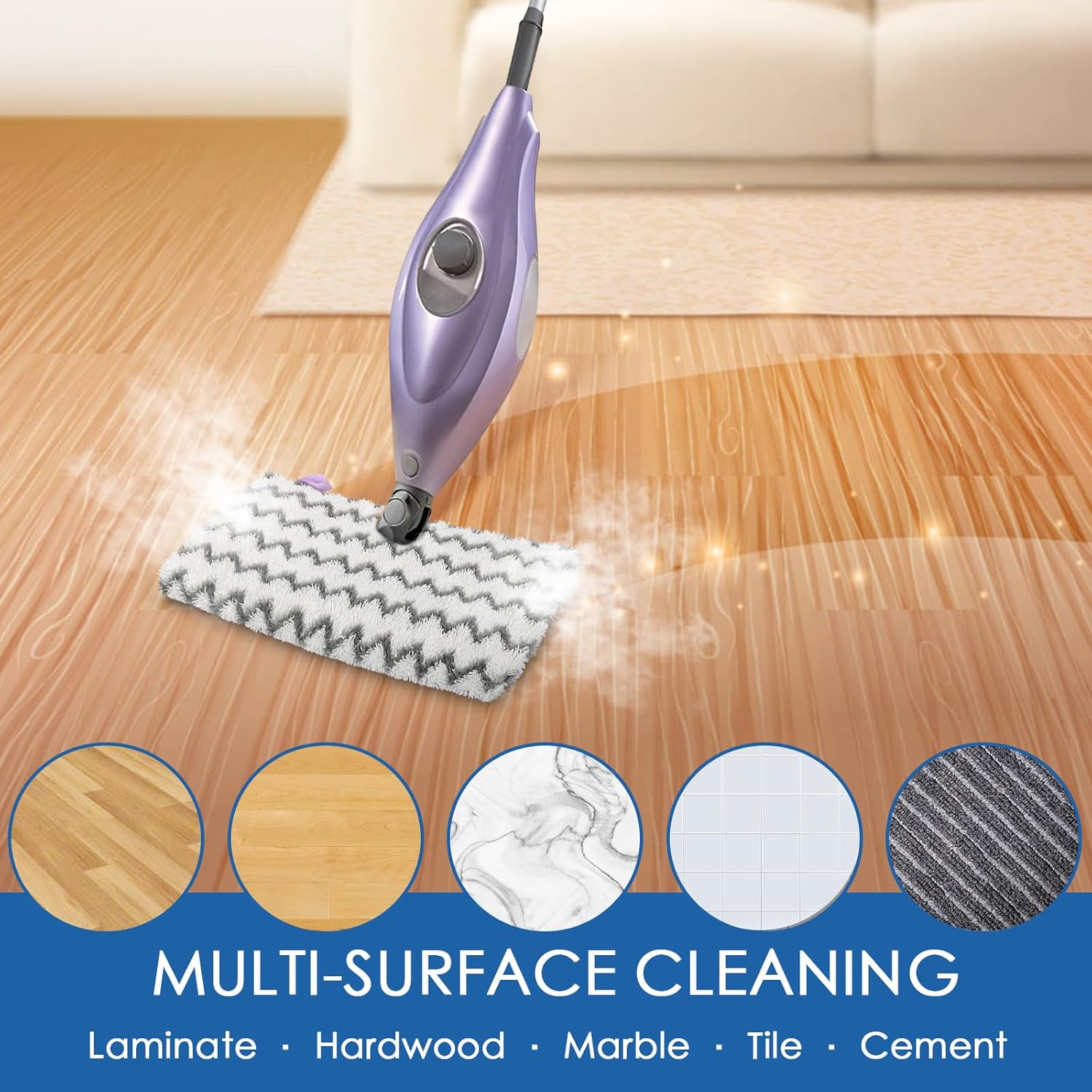 MXZONE Upgraded Steam Mop Pad for Shark Shark S3500 Series