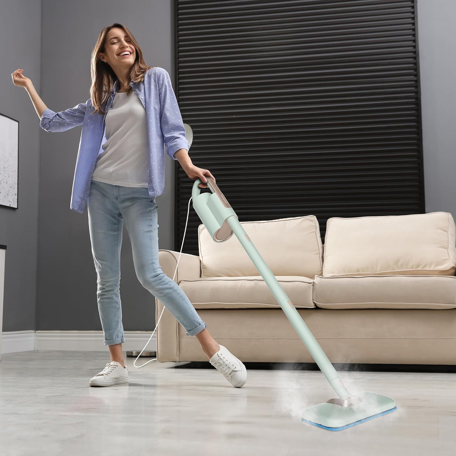 10x Powerful Steam Mop for All Surfaces
