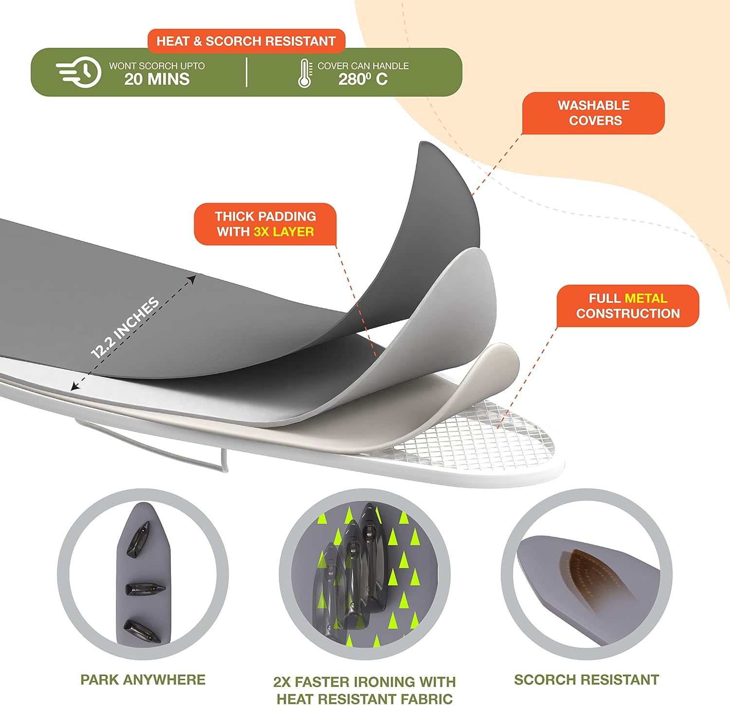Xabitat Wall-Mounted Ironing Board