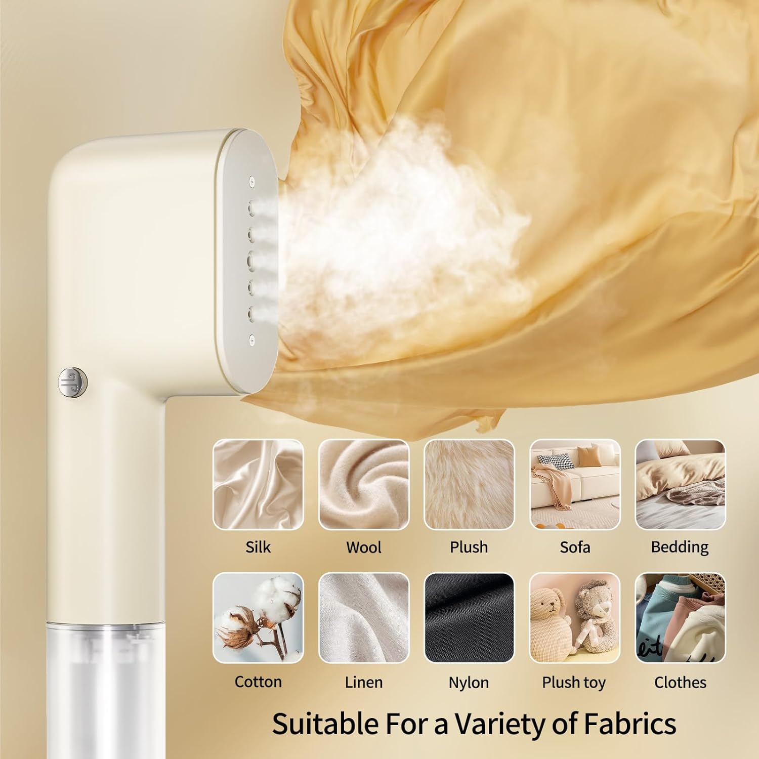 Kebnor Steam for Clothes Portable 15s Handheld Travel Steamer