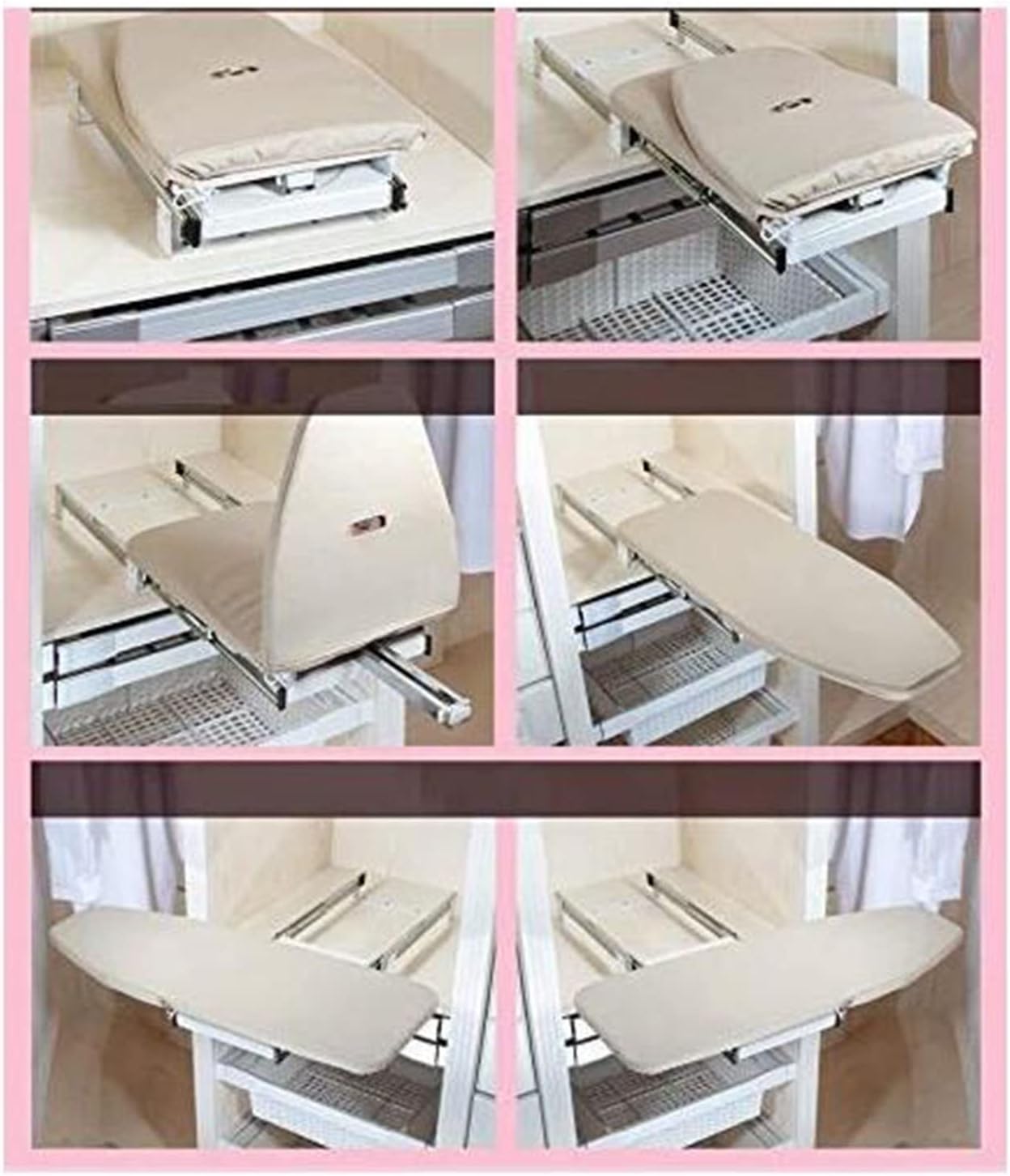Ironing Board with Retractable Slides