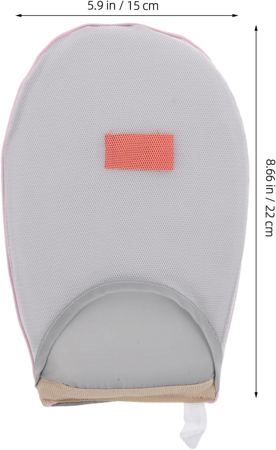 Cabilock Garment Steamer Gloves Mini Heat-Resistant Ironing Board with Finger Loop Protection