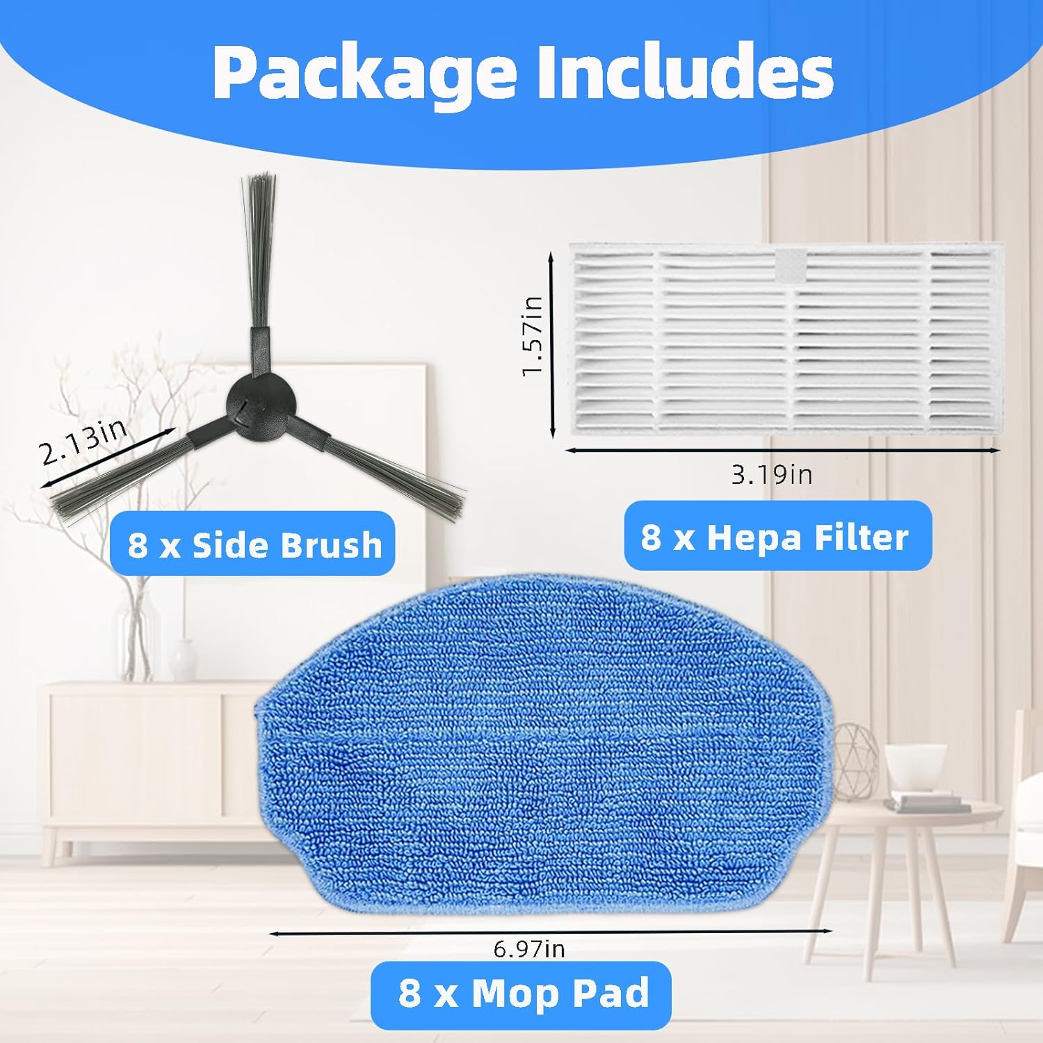 Replacement Parts for BR151 Robot Vacuum
