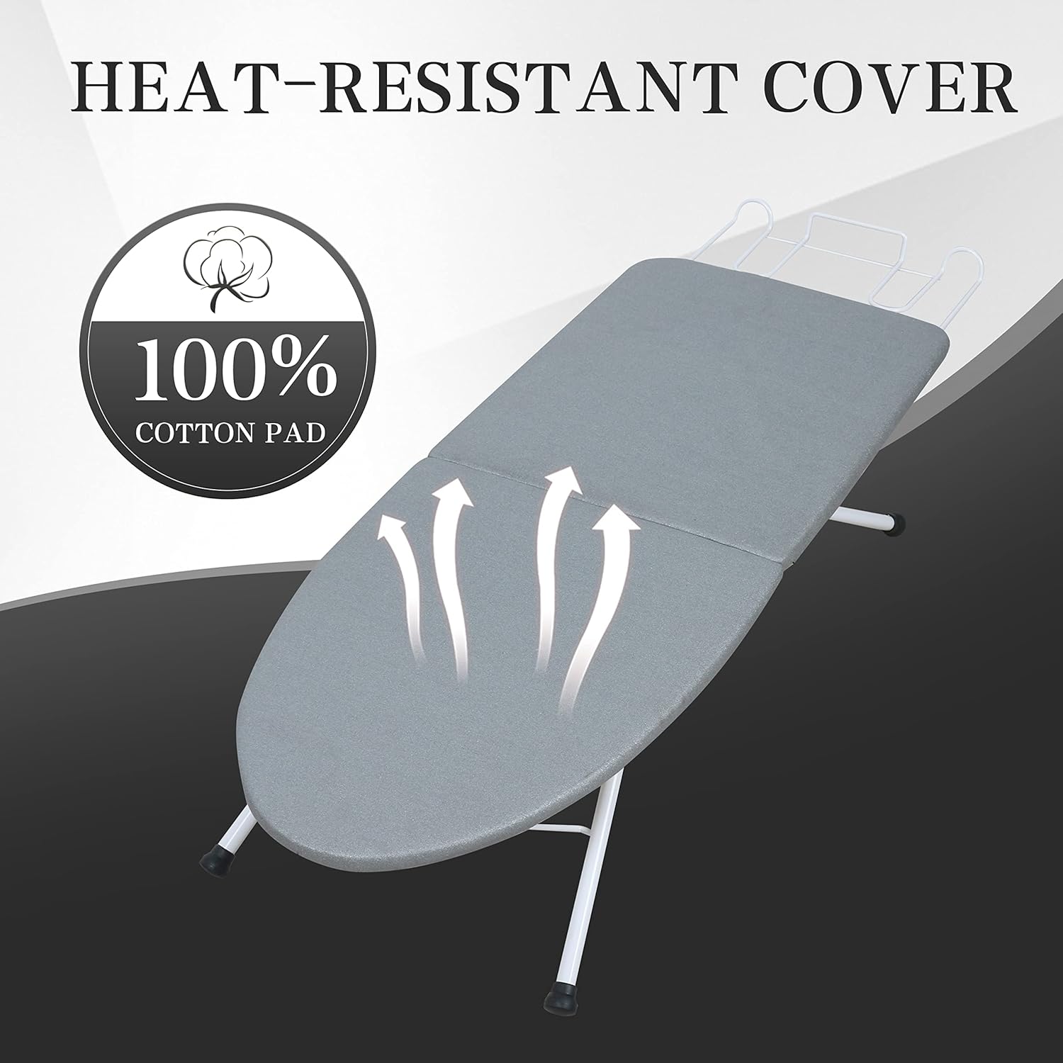 ZOES HOMEWARE Portable Tabletop Ironing Board