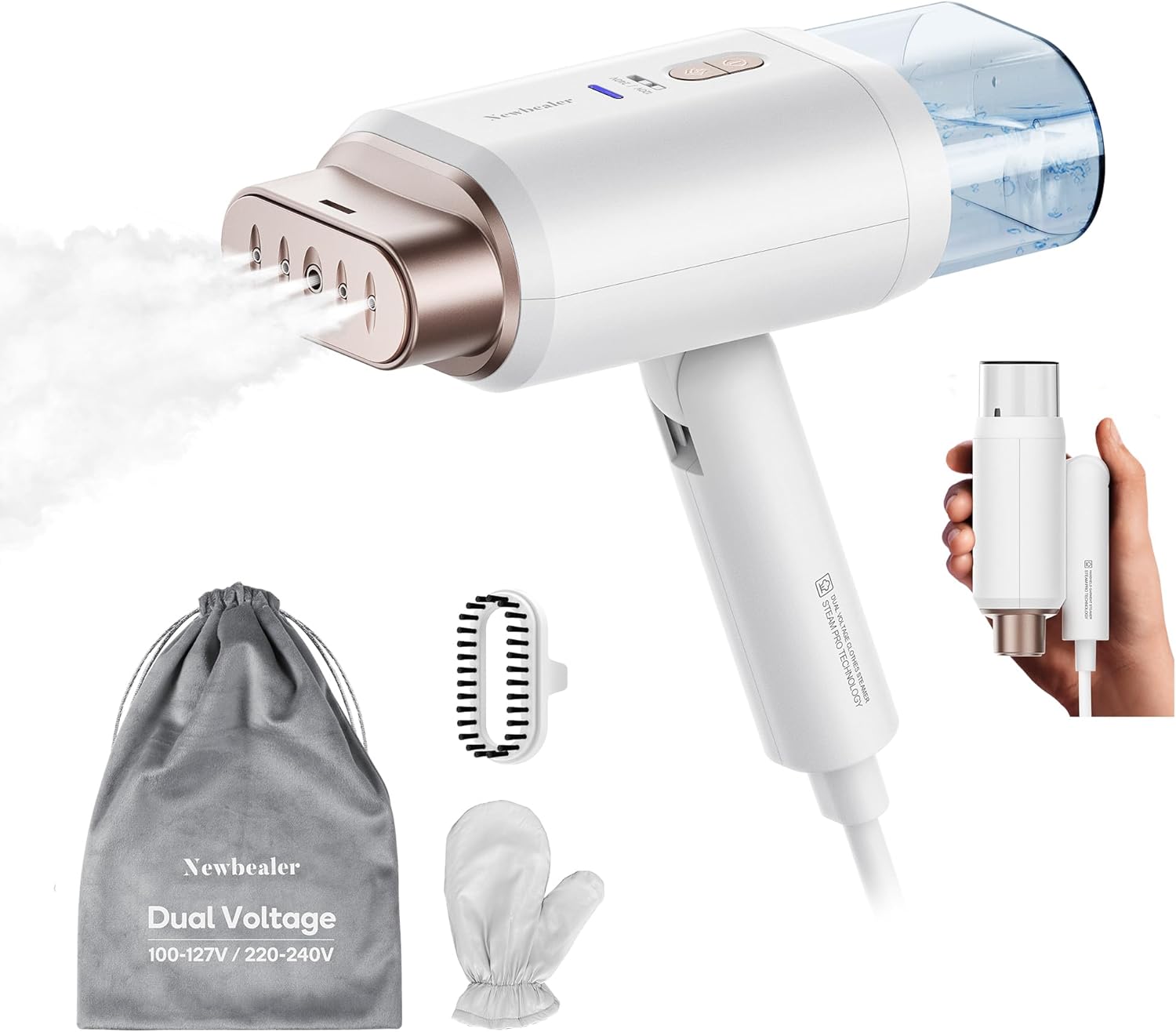 Dual Voltage Garment Steamer