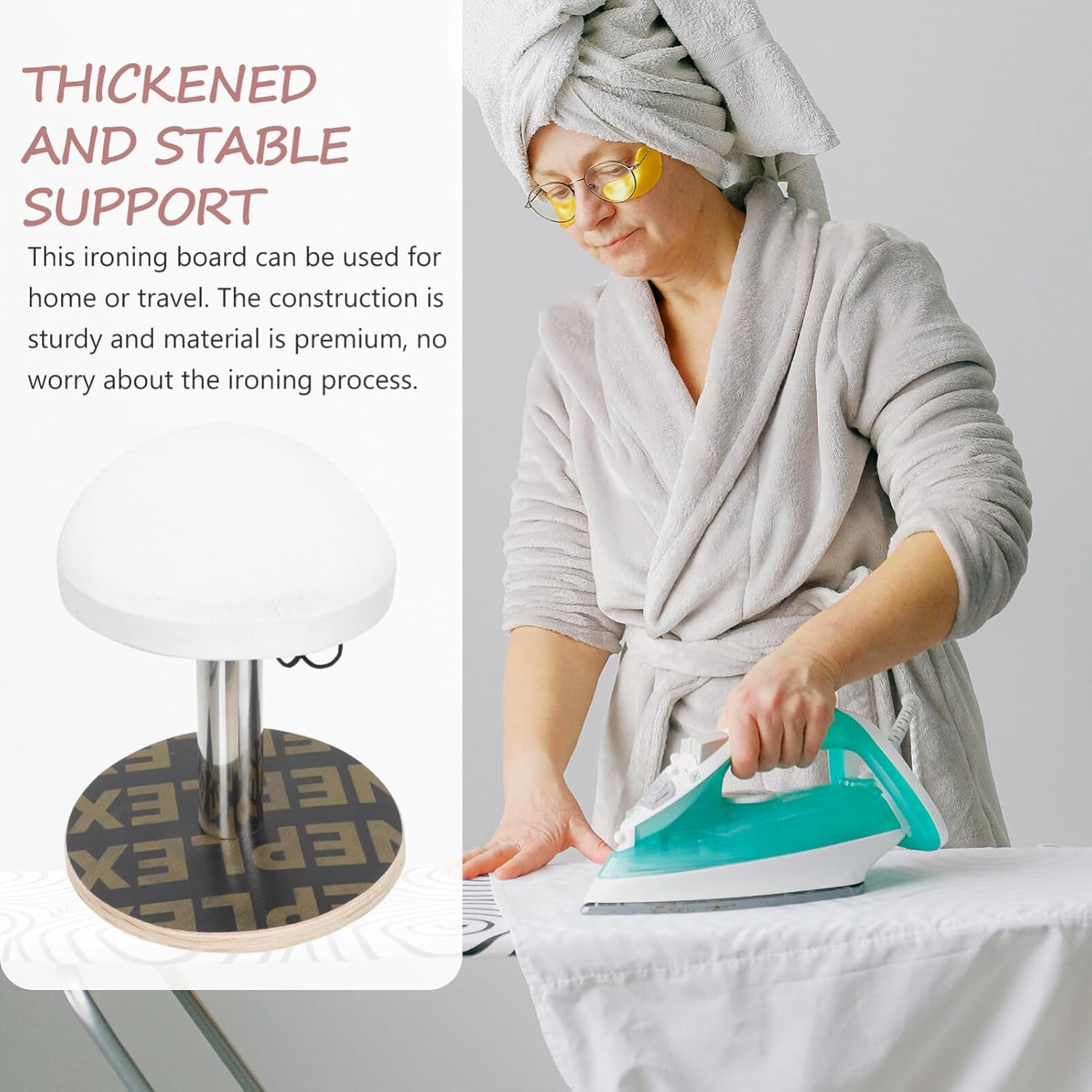 Cabilock Mini Ironing Board for Washable Clothes