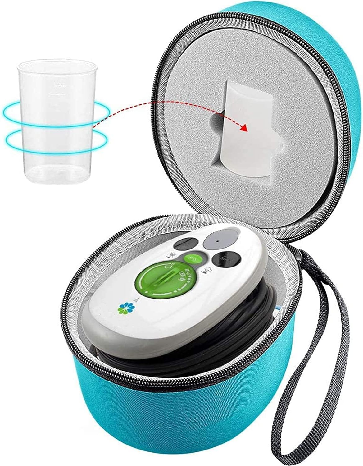 GWCASE SteamFast Folding Case - Anti Scratch Storage Bag for measuring cup