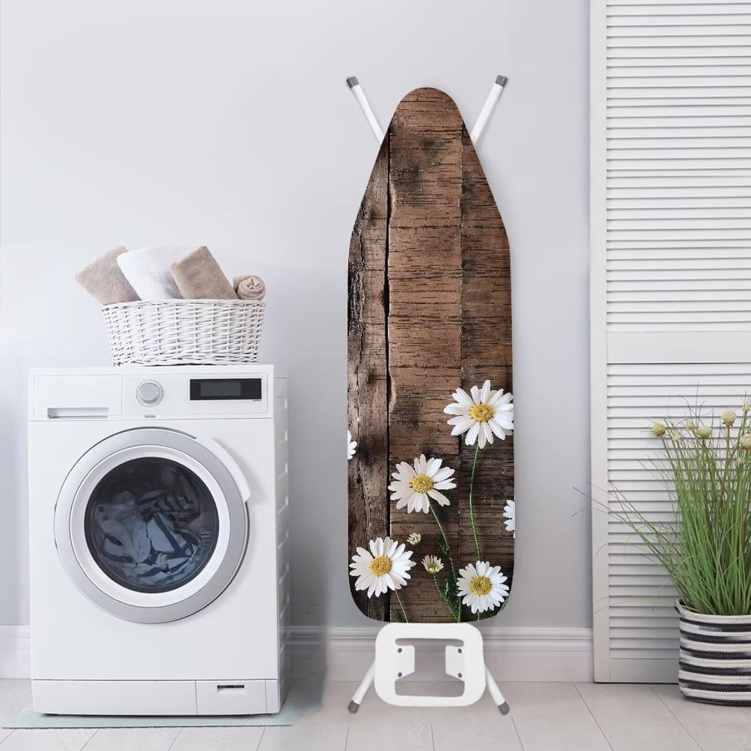 KUIFORTI Brown Wood Ironing Board Cover