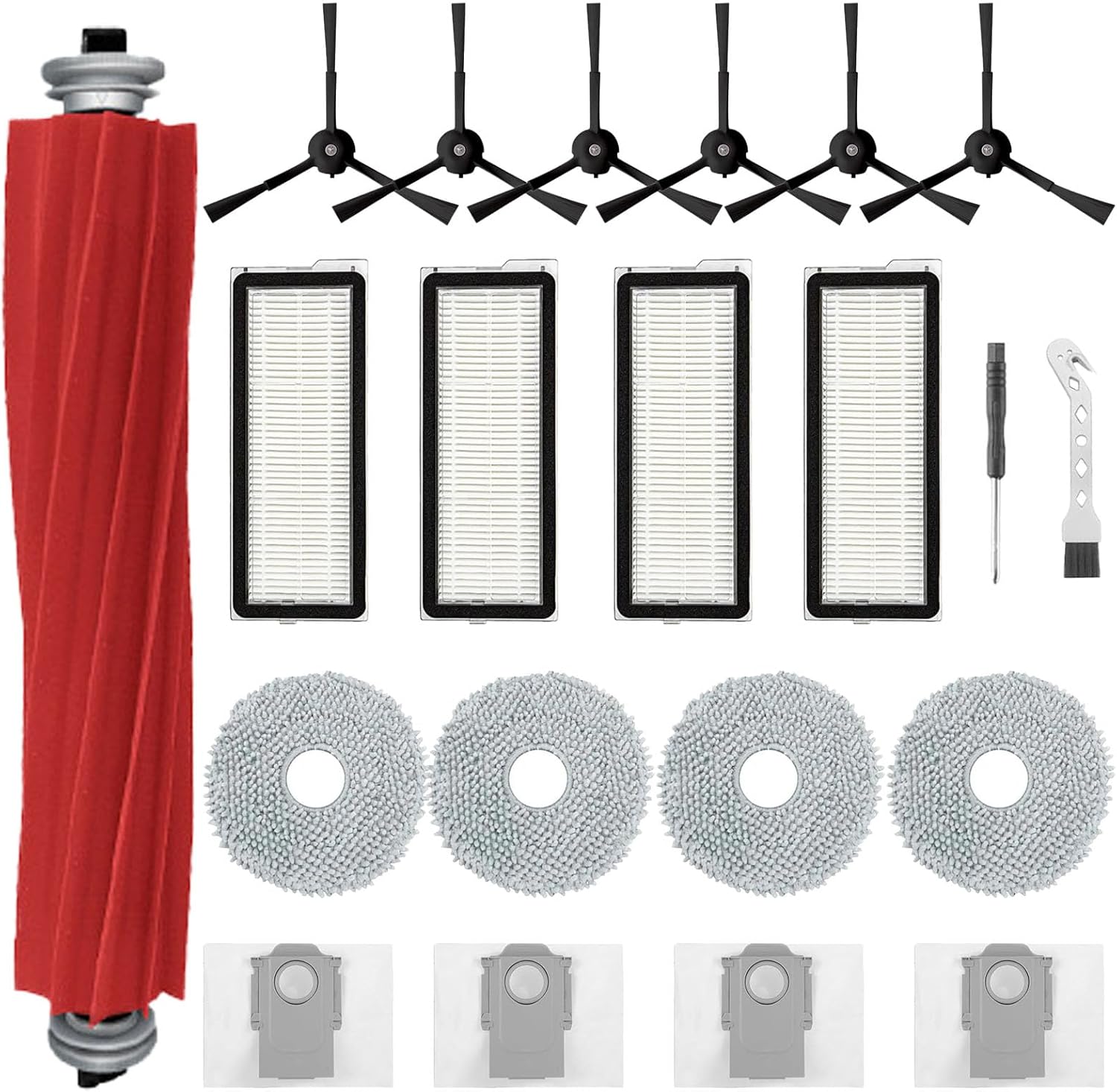 Liwoowe 21-Piece Vacuum Accessories for Roborock Q Series