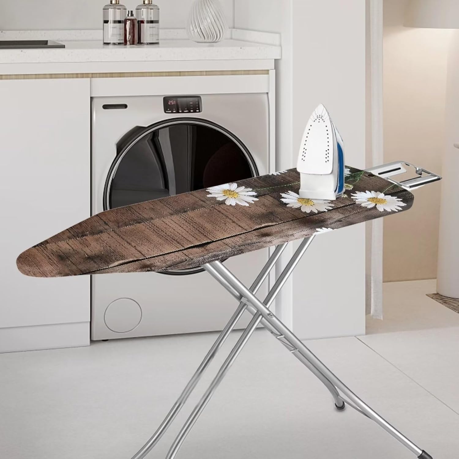 KUIFORTI Brown Wood Ironing Board Cover