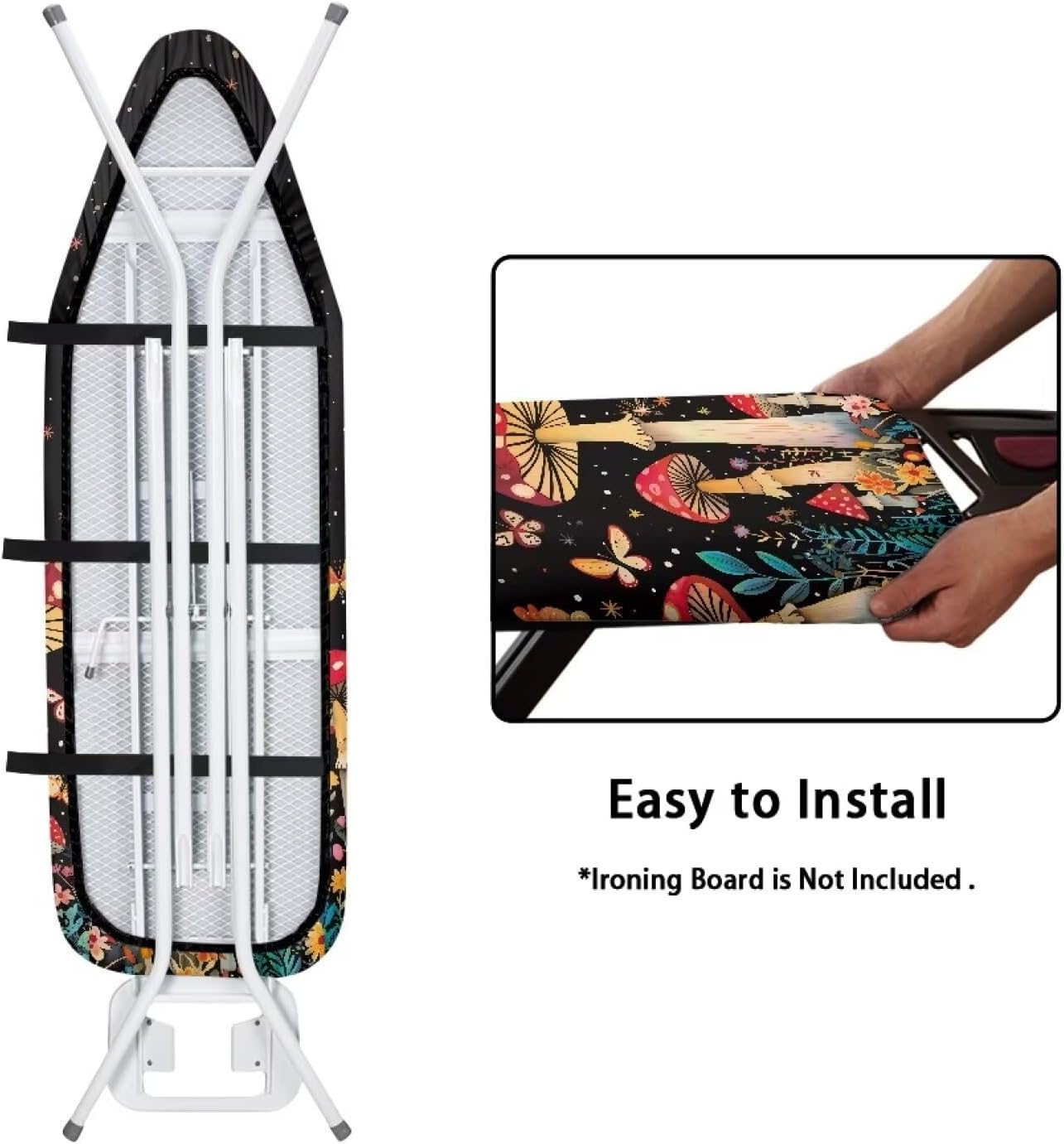 Red Mushroom Ironing Board Cover