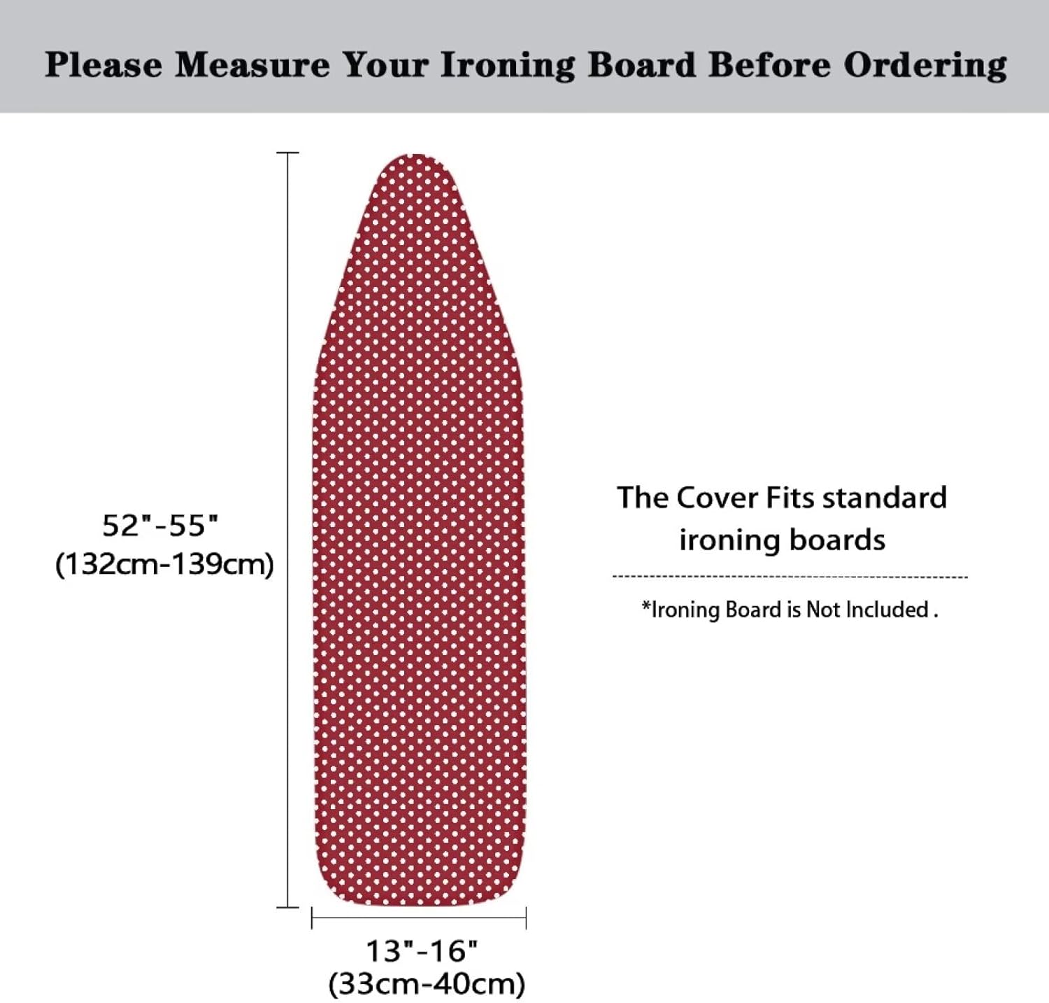 Heavy-Duty Non-Slip Ironing Board Cover