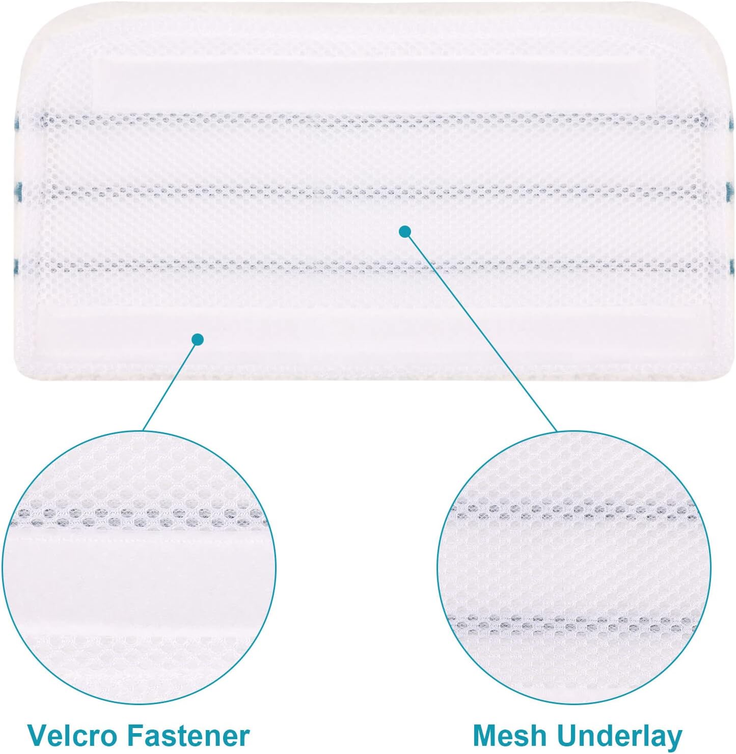 4-Piece Replacement Steam Mop Pads for BlackDecker Steam Mops