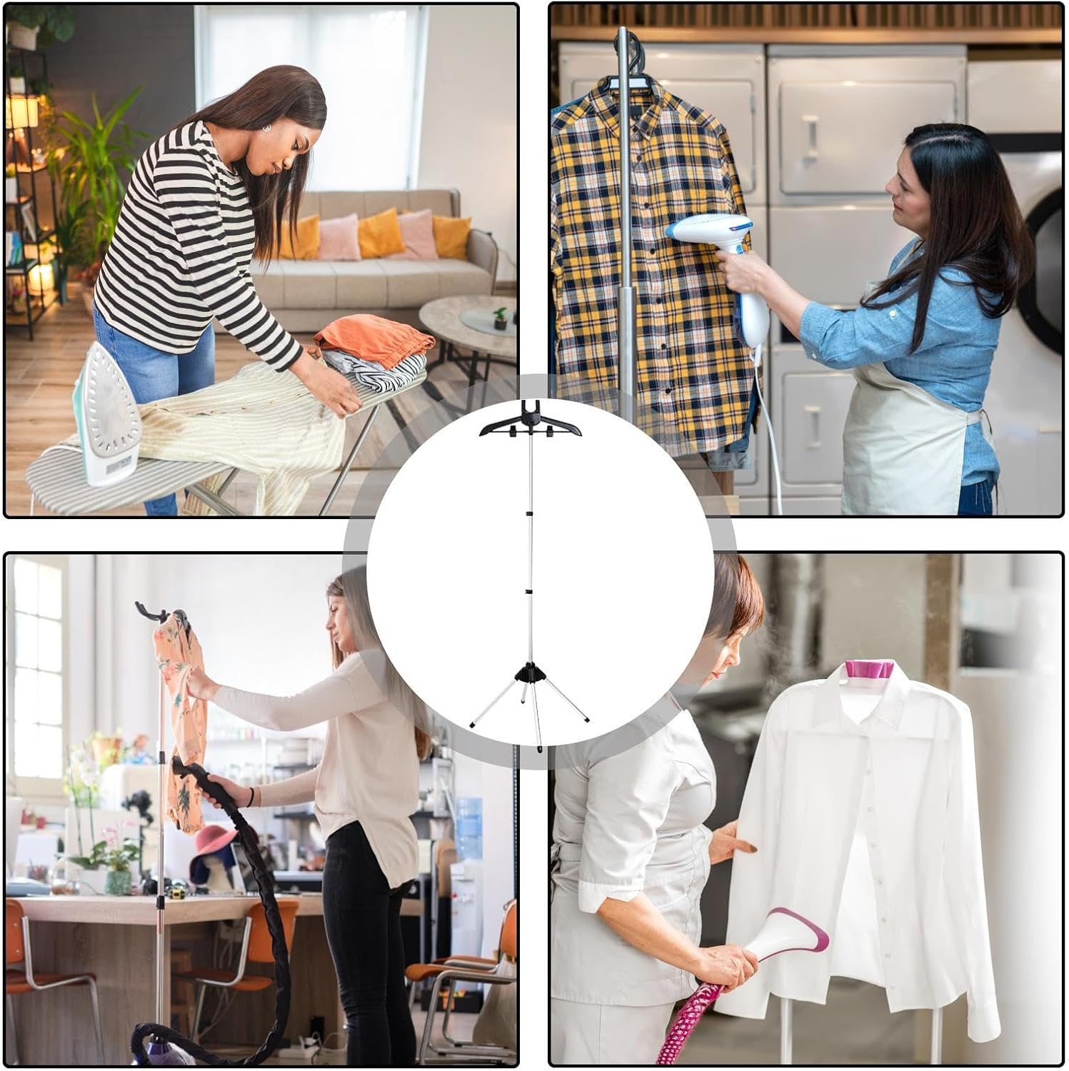 Comoda Portable Folding Garment Steamer Rack