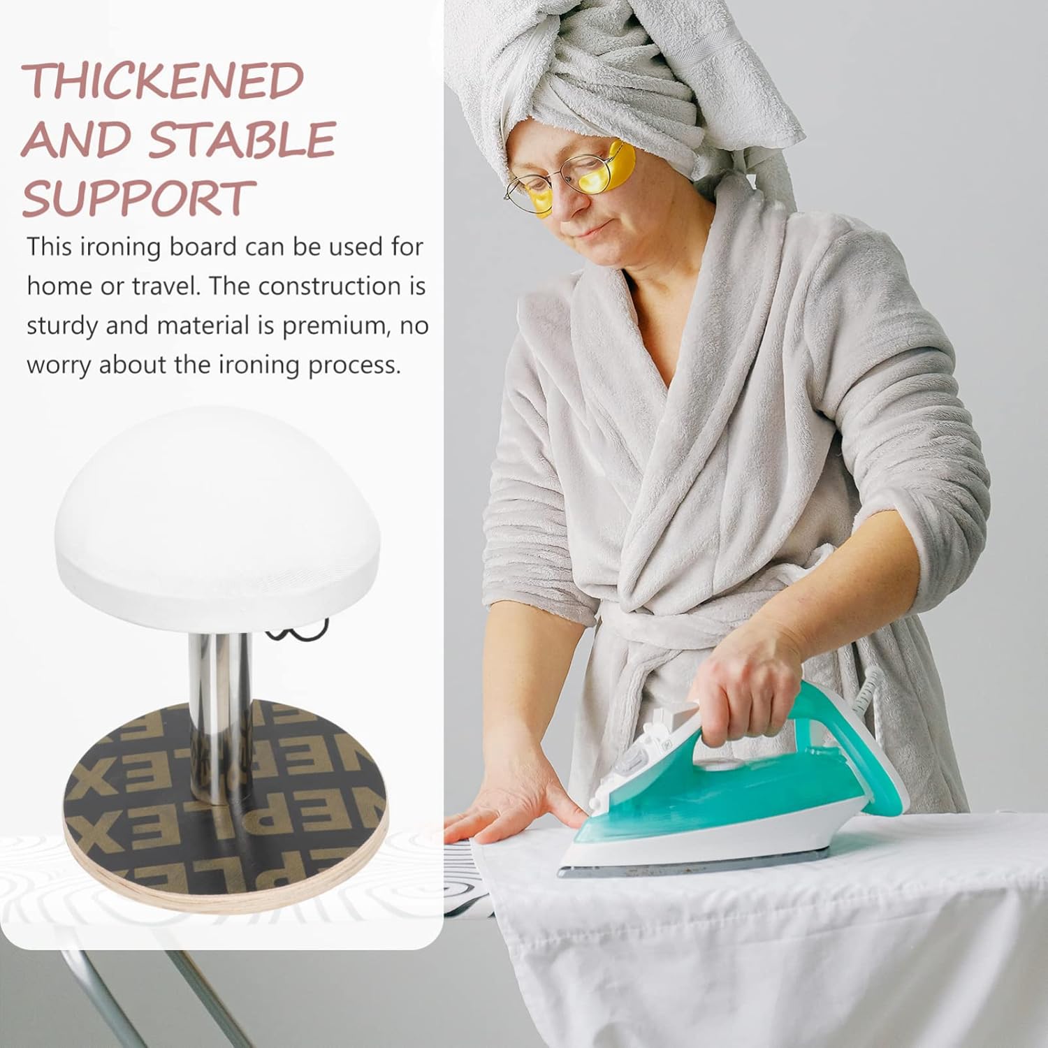 Ironing Stool Tabletop Design Portable Compact Ironing Board Home Kitchen