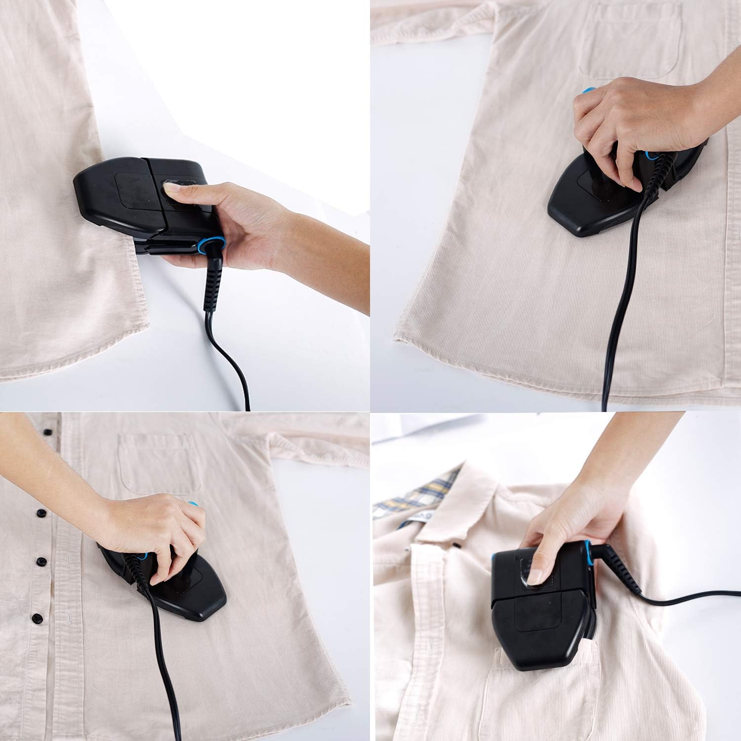 Portable Folding Mini Collar Iron 6 Heat Settings