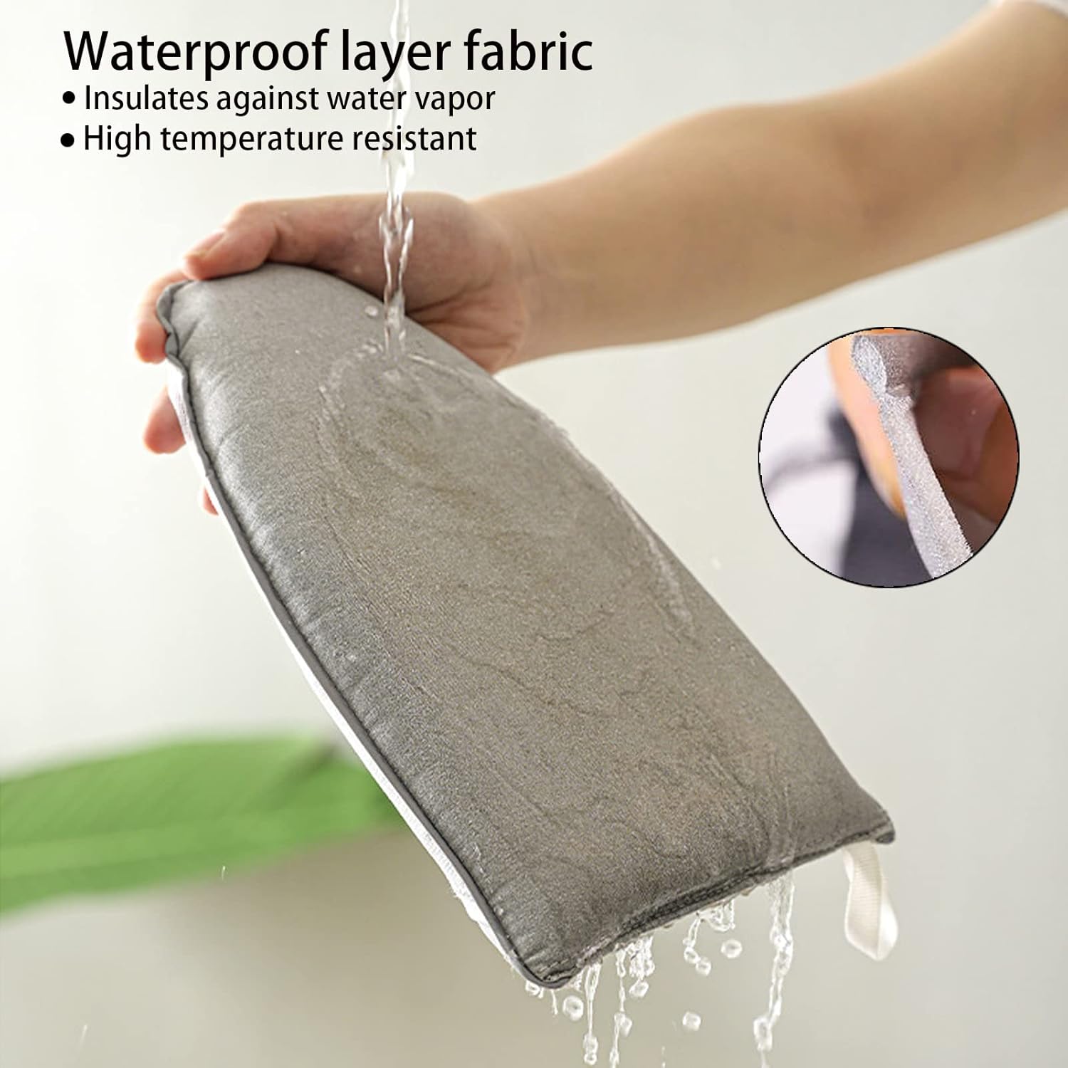2-Piece Heat-Resistant Anti-Steam Garment Steamer Gloves